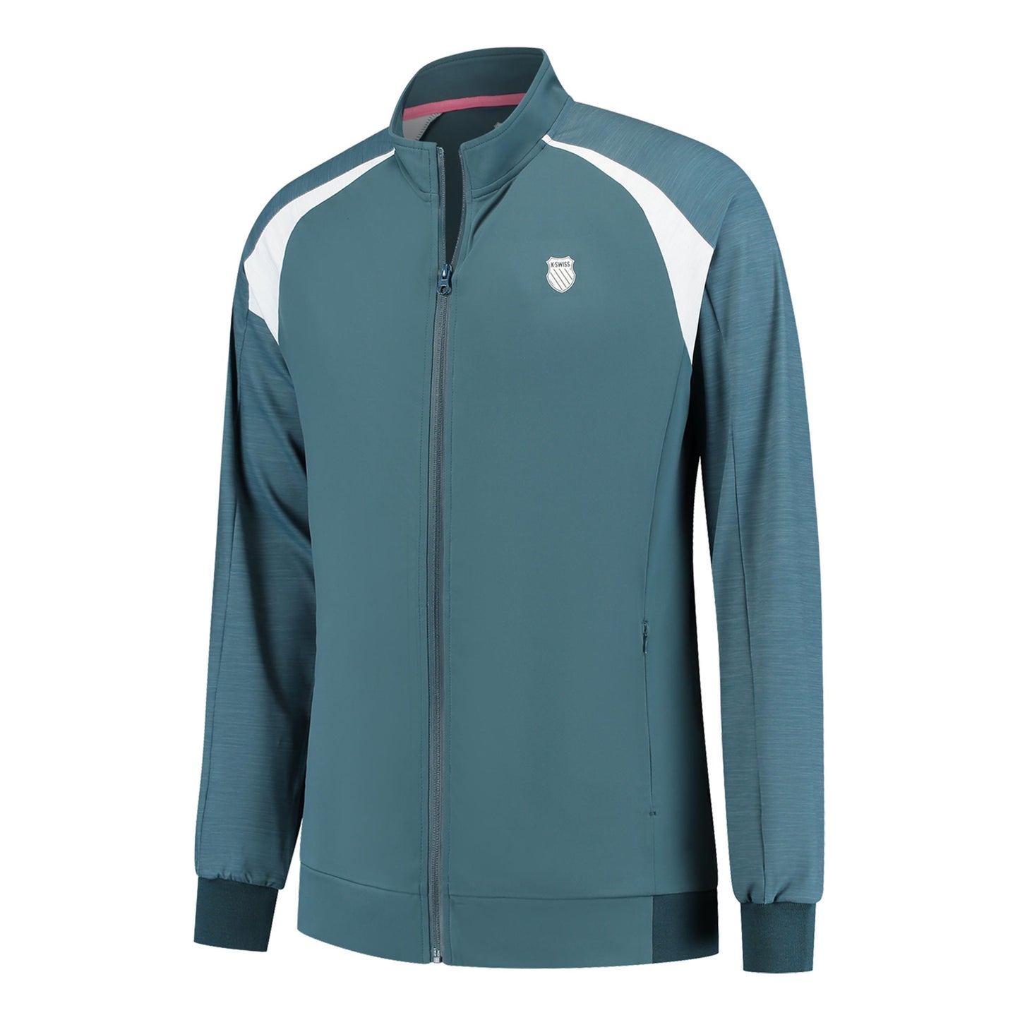 K-Swiss Hypercourt Trainingsjack Heren-Petrolblauw,Wit