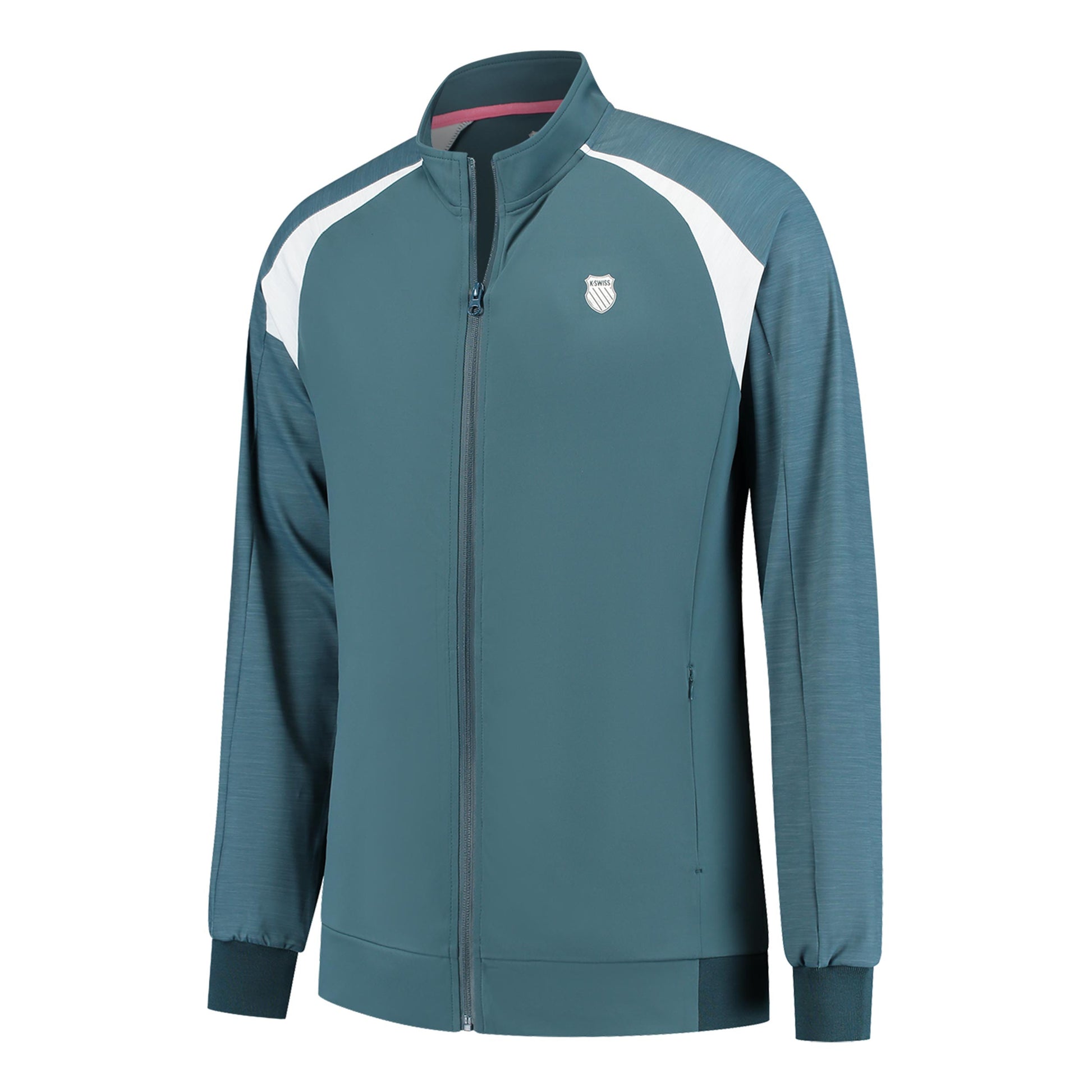 K-Swiss Hypercourt Trainingsjack Heren-Petrolblauw,Wit