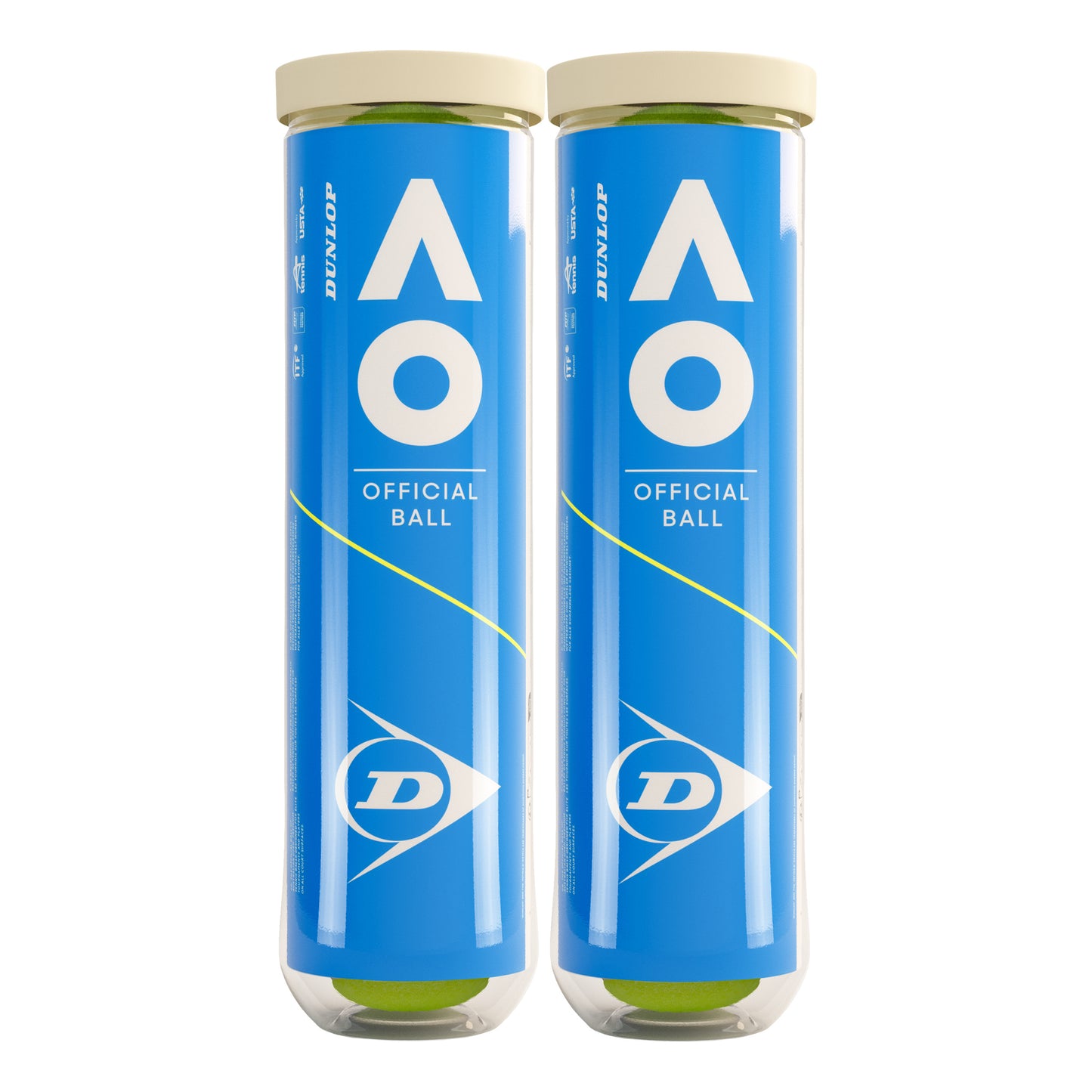 Dunlop Australian Open 2x Verpakking 4 Stuks