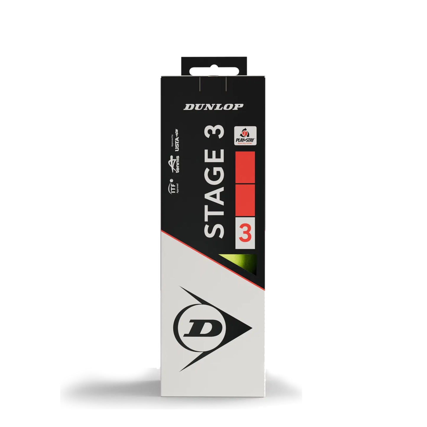 Dunlop Mini Tennis (Stage 3) Red Verpakking 3 Stuks