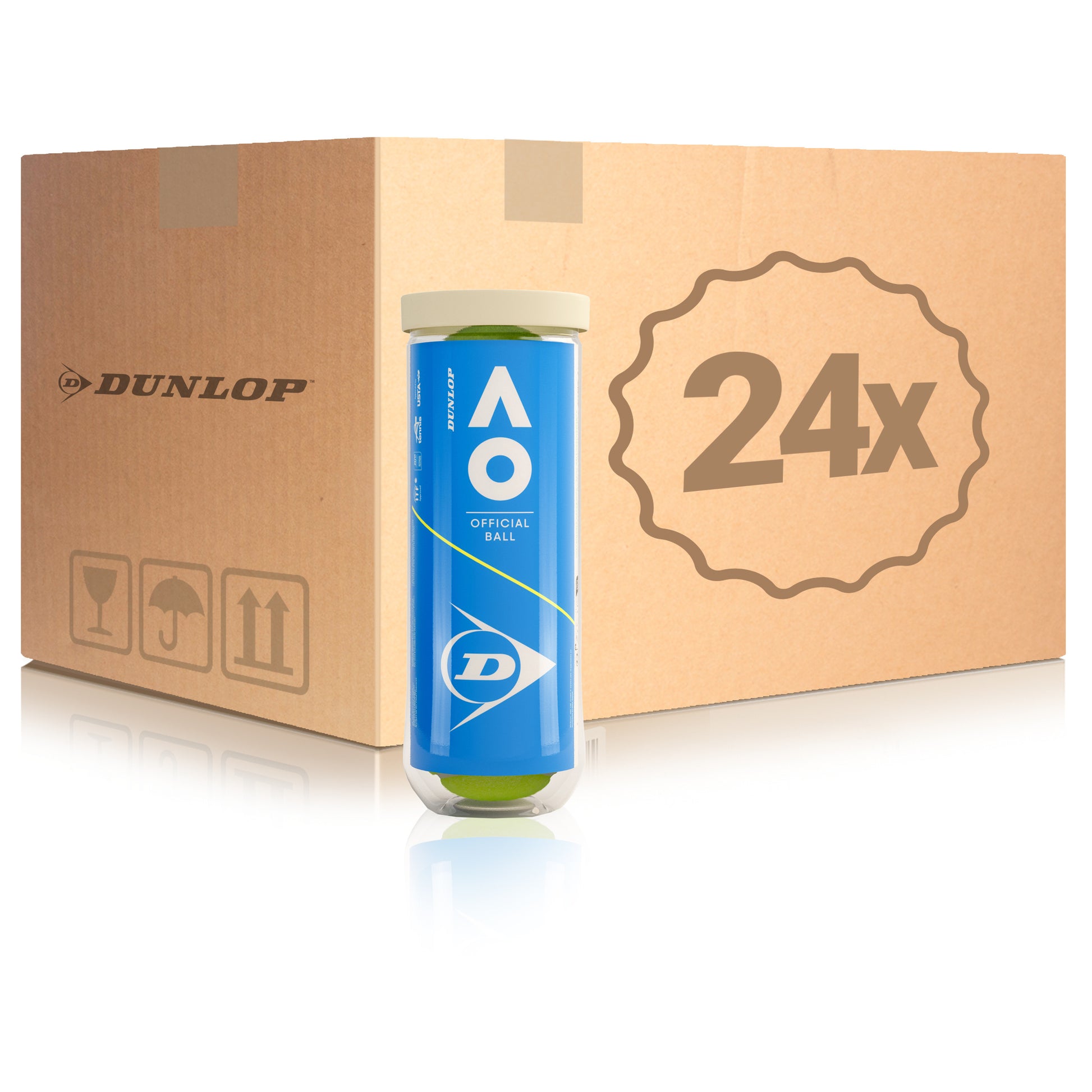 Dunlop 24x verpakking  3 stuks Australian Open