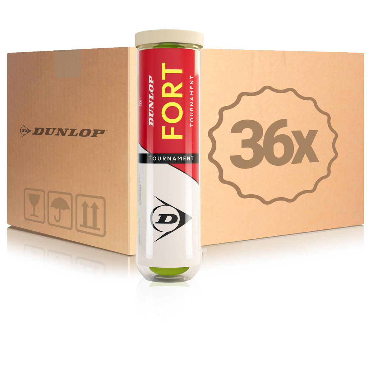 Dunlop 36x verpakking  4 stuks Fort Tournament
