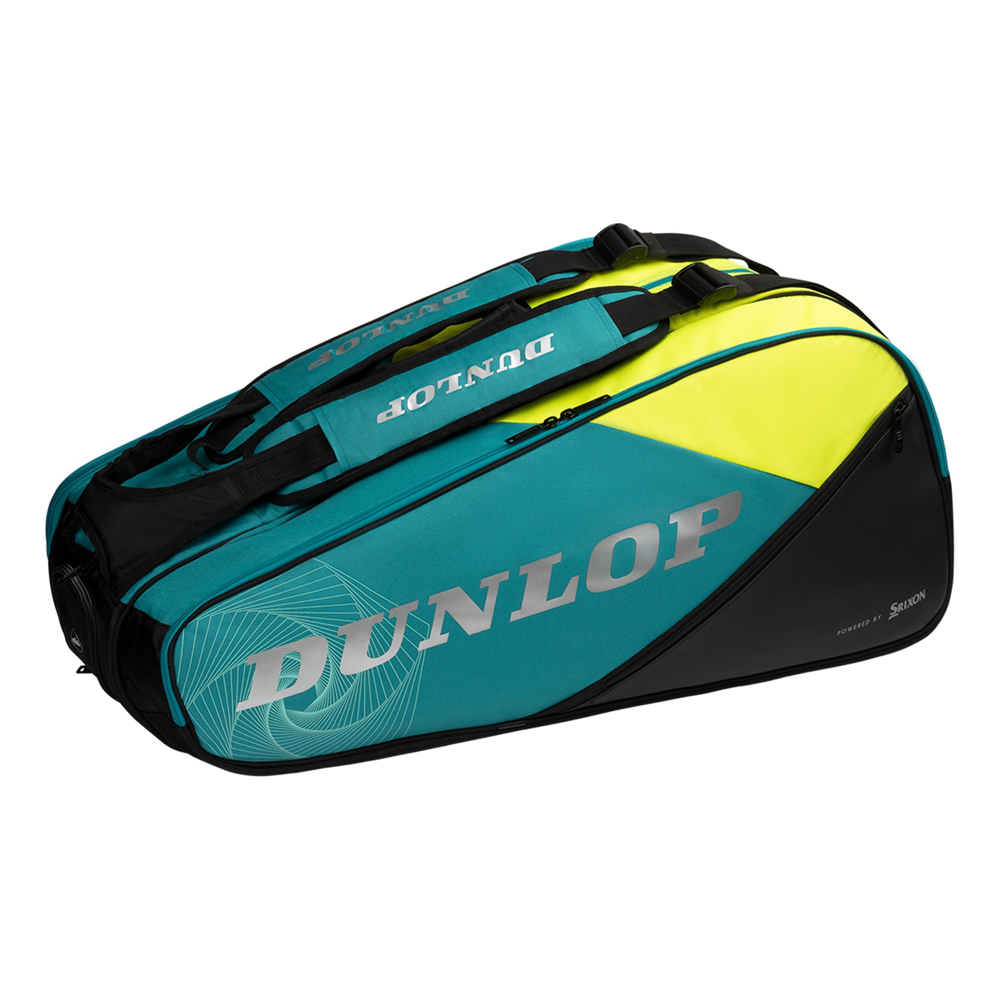Dunlop SX Performance Rackettas 12 Stuks-Zwart,Turkoois