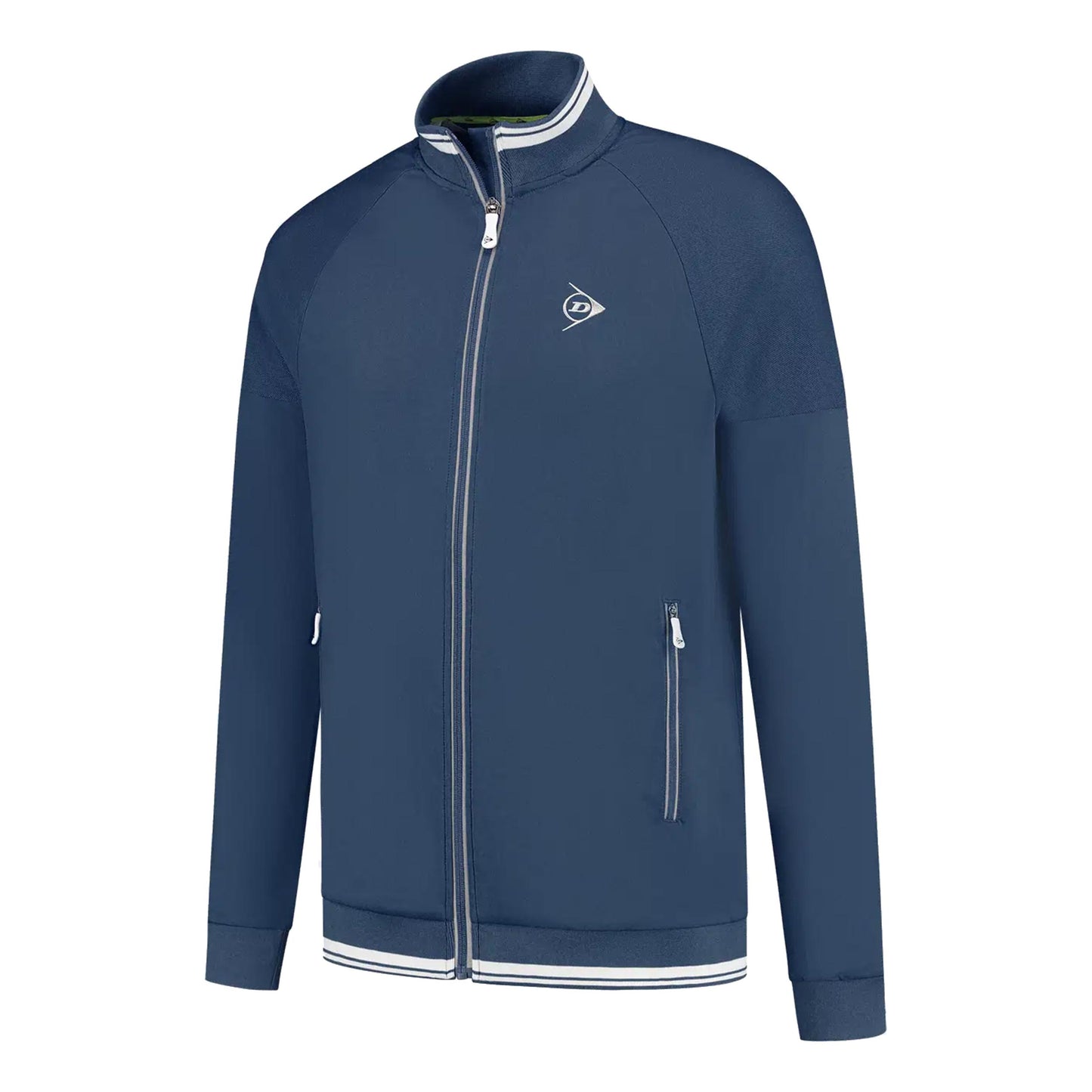Dunlop Club Knitted Trainingsjack Heren-Donkerblauw