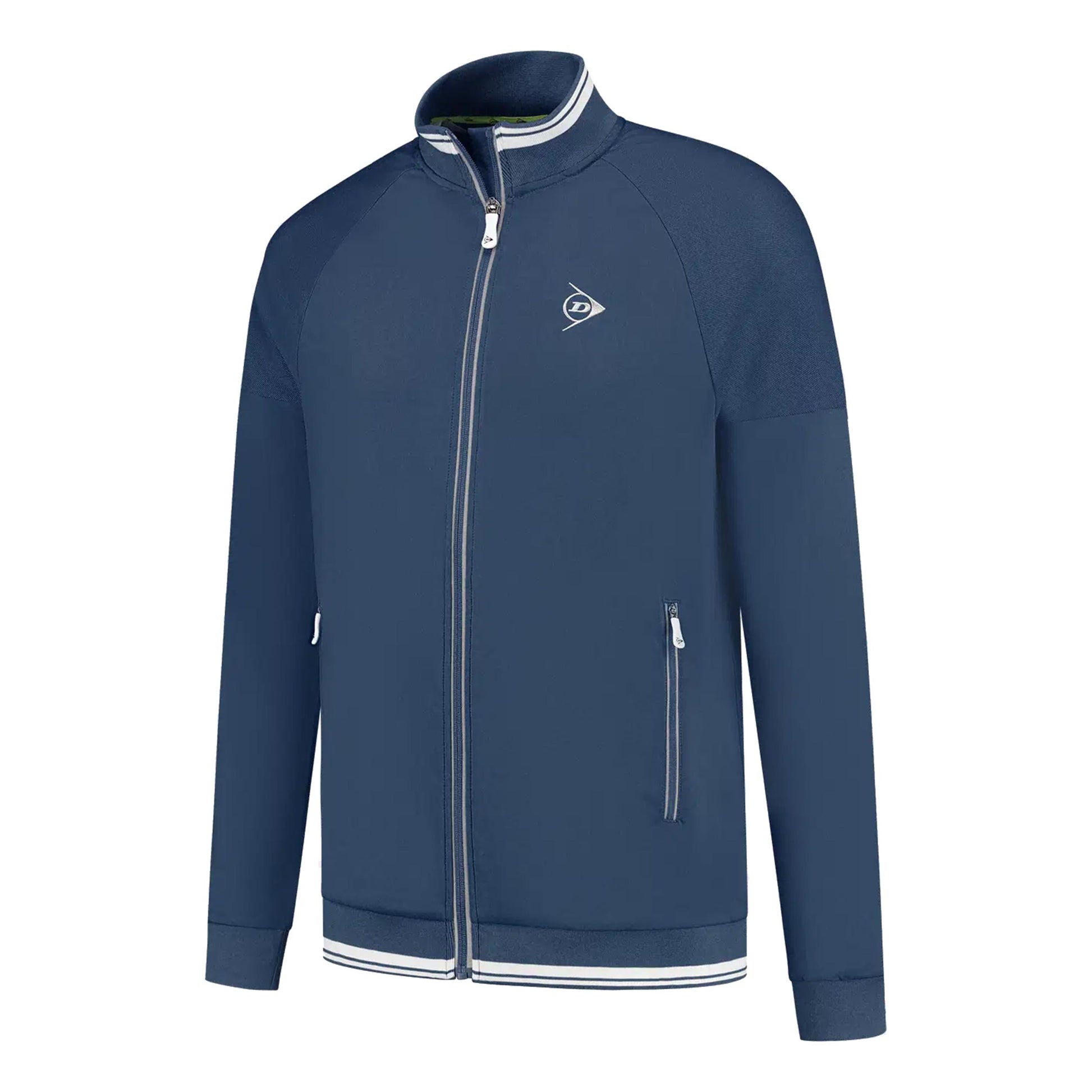 Dunlop Club Knitted Trainingsjack Heren-Donkerblauw
