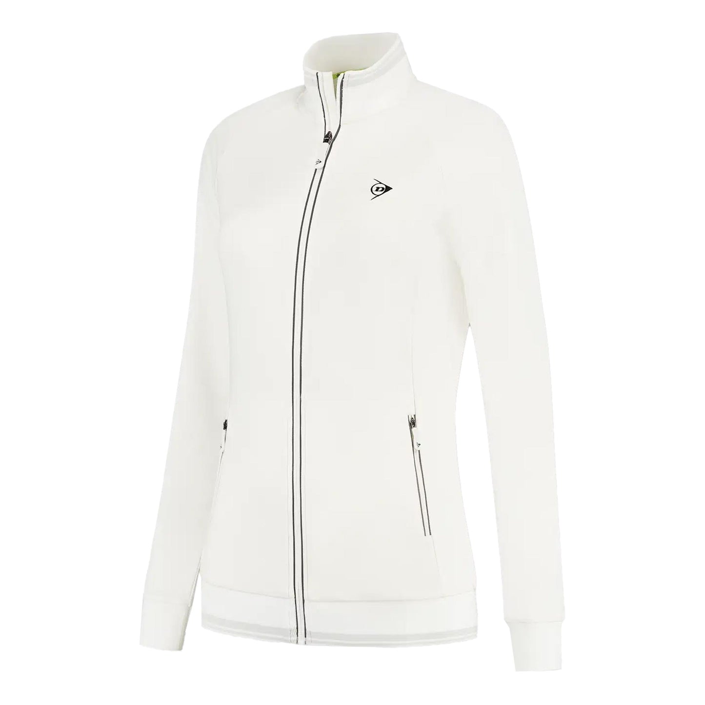 Dunlop Club Knitted Trainingsjack Dames-Wit