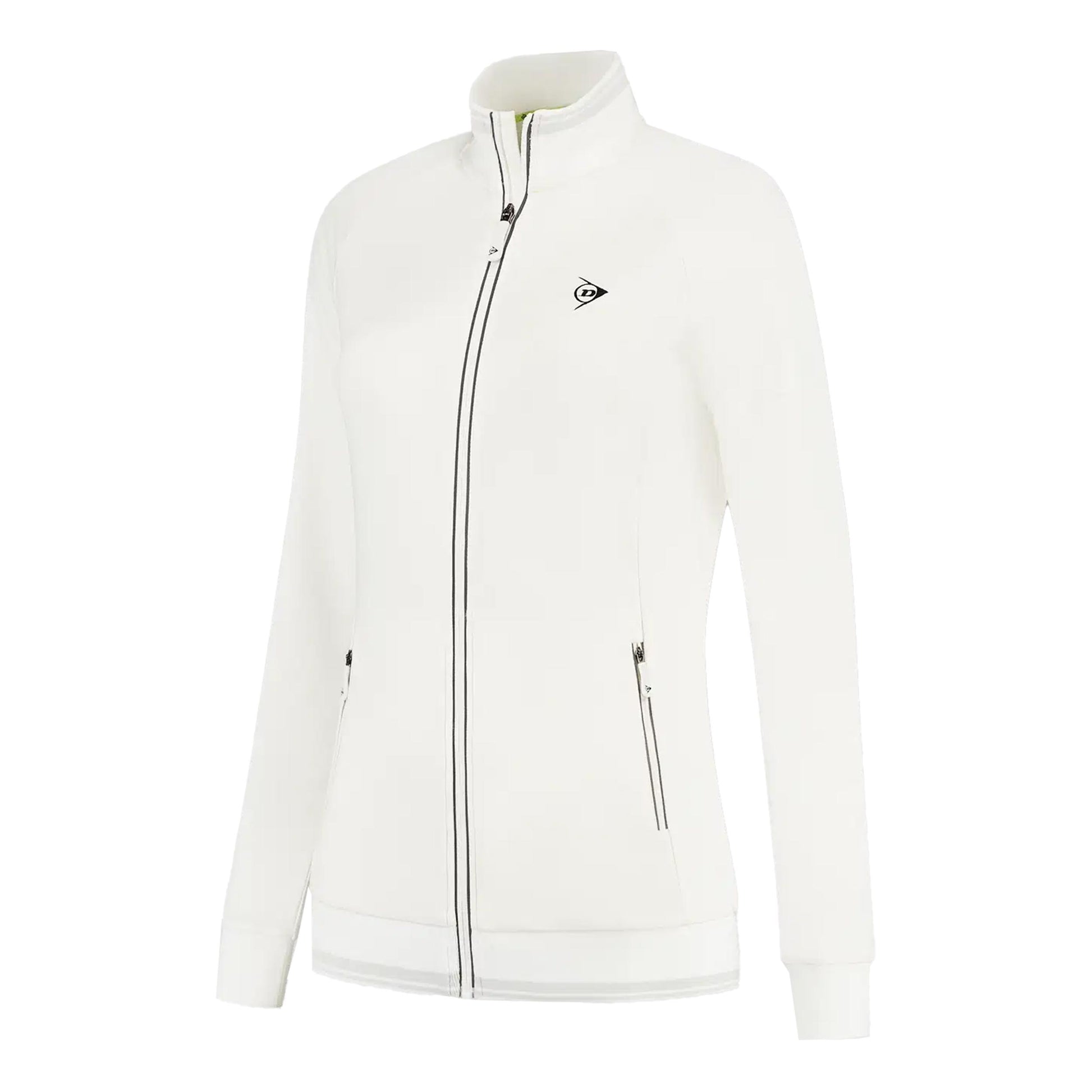 Dunlop Club Knitted Trainingsjack Dames-Wit