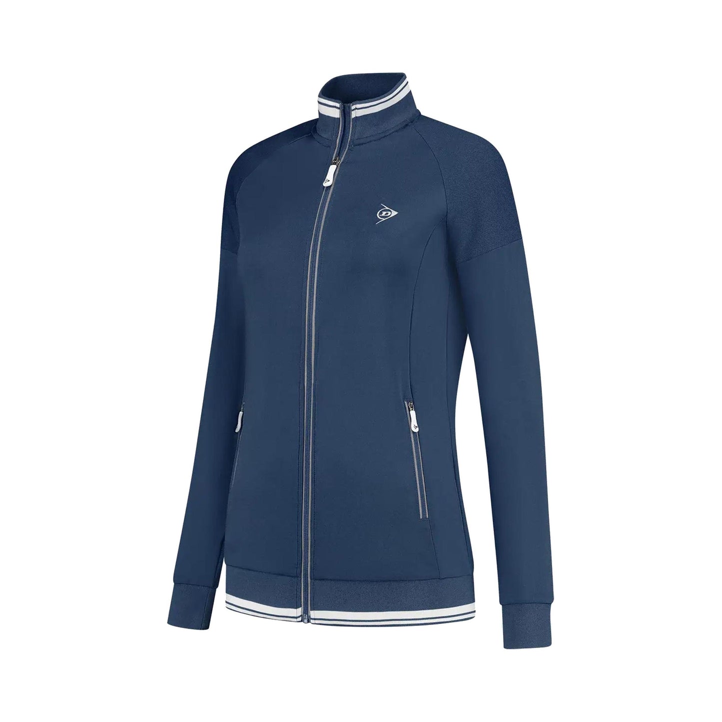 Dunlop Club Knitted Trainingsjack Meisjes-Donkerblauw