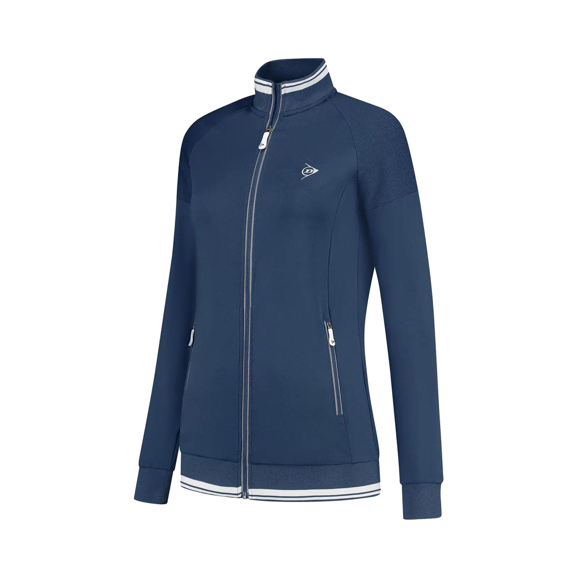 Dunlop Club Knitted Trainingsjack Meisjes-Donkerblauw