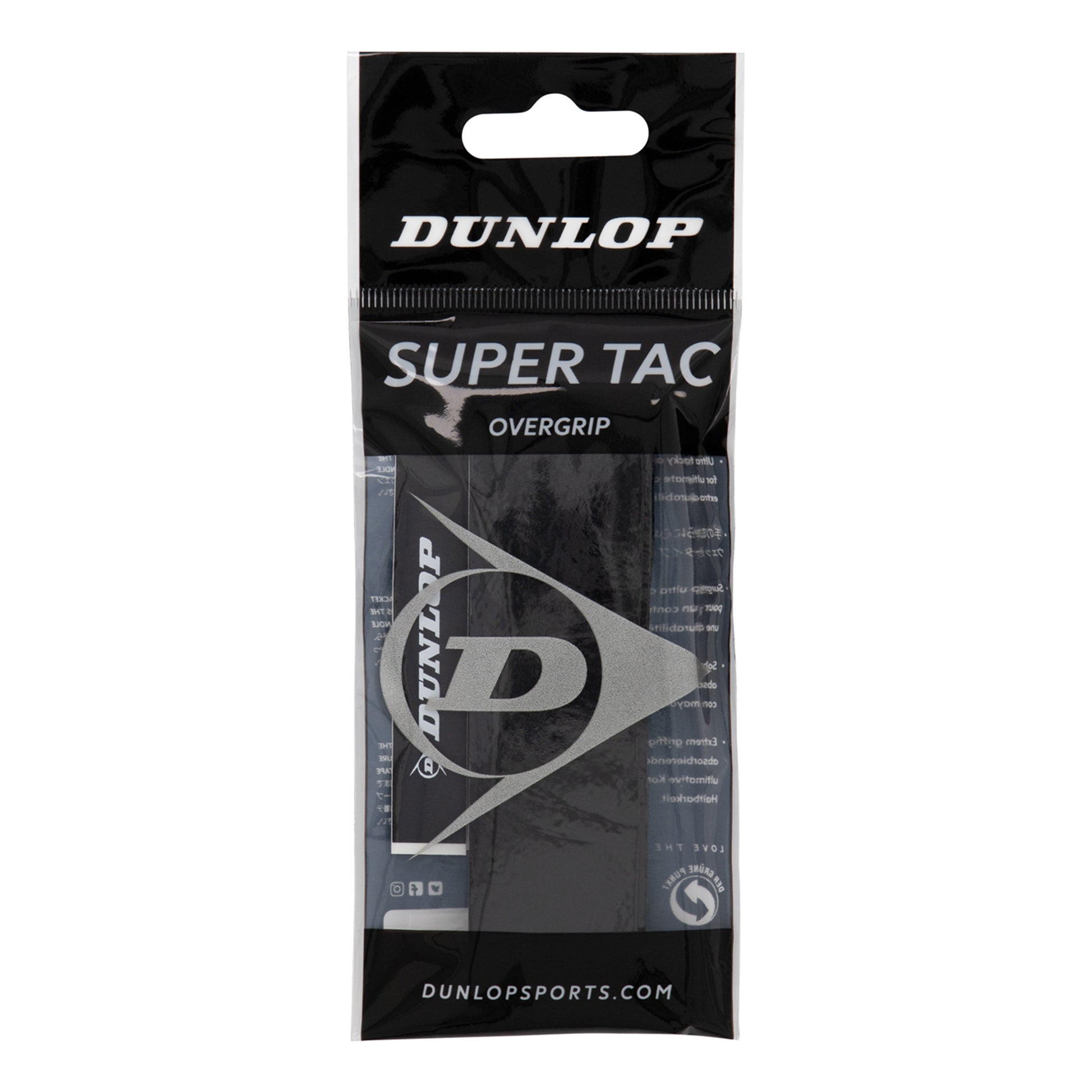 Dunlop Super Tac Verpakking 1 Stuk-Zwart