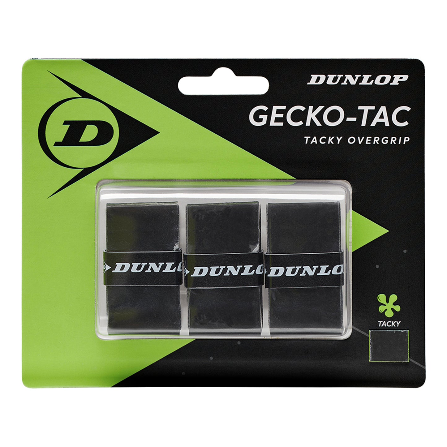 Dunlop Gecko-Tac Verpakking 3 Stuks-Zwart