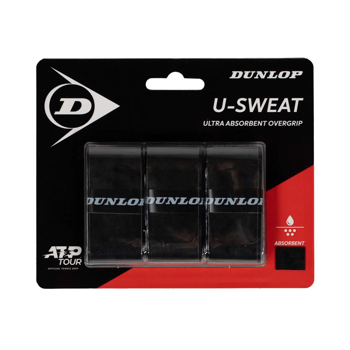 Dunlop U-Sweat Verpakking 3 stuks - zwart