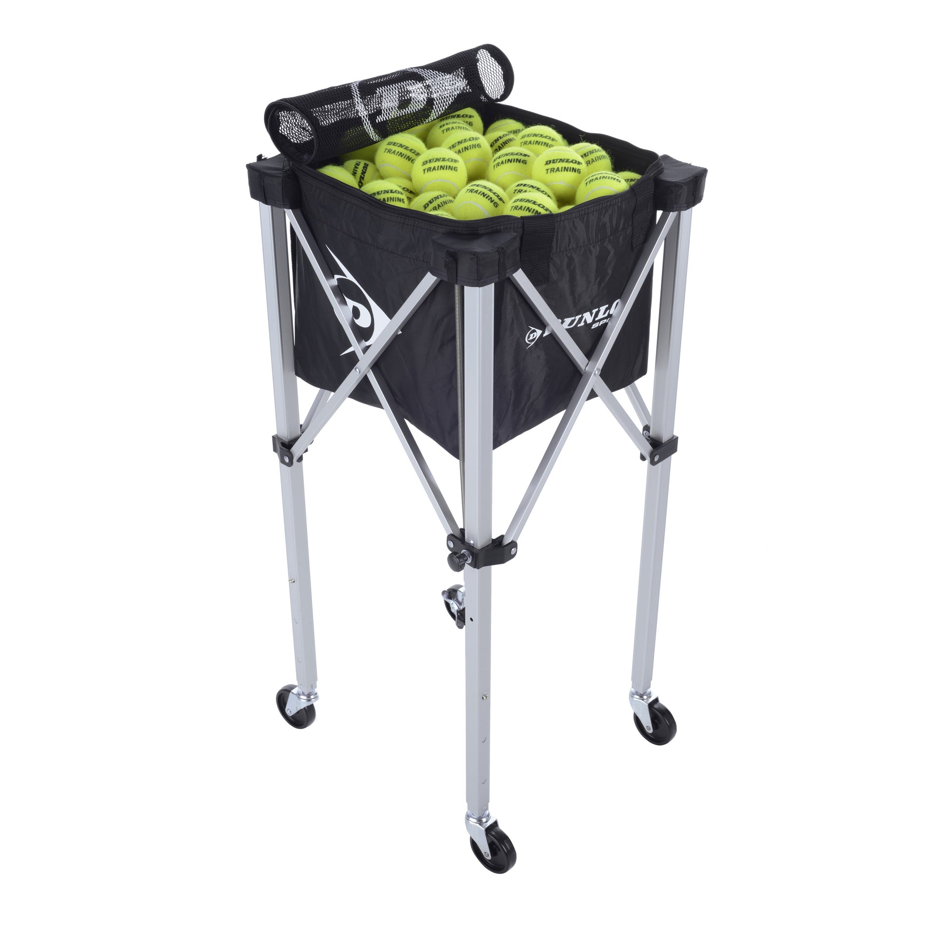 Dunlop Teaching Cart Ballenwagen-Zwart,Zilver