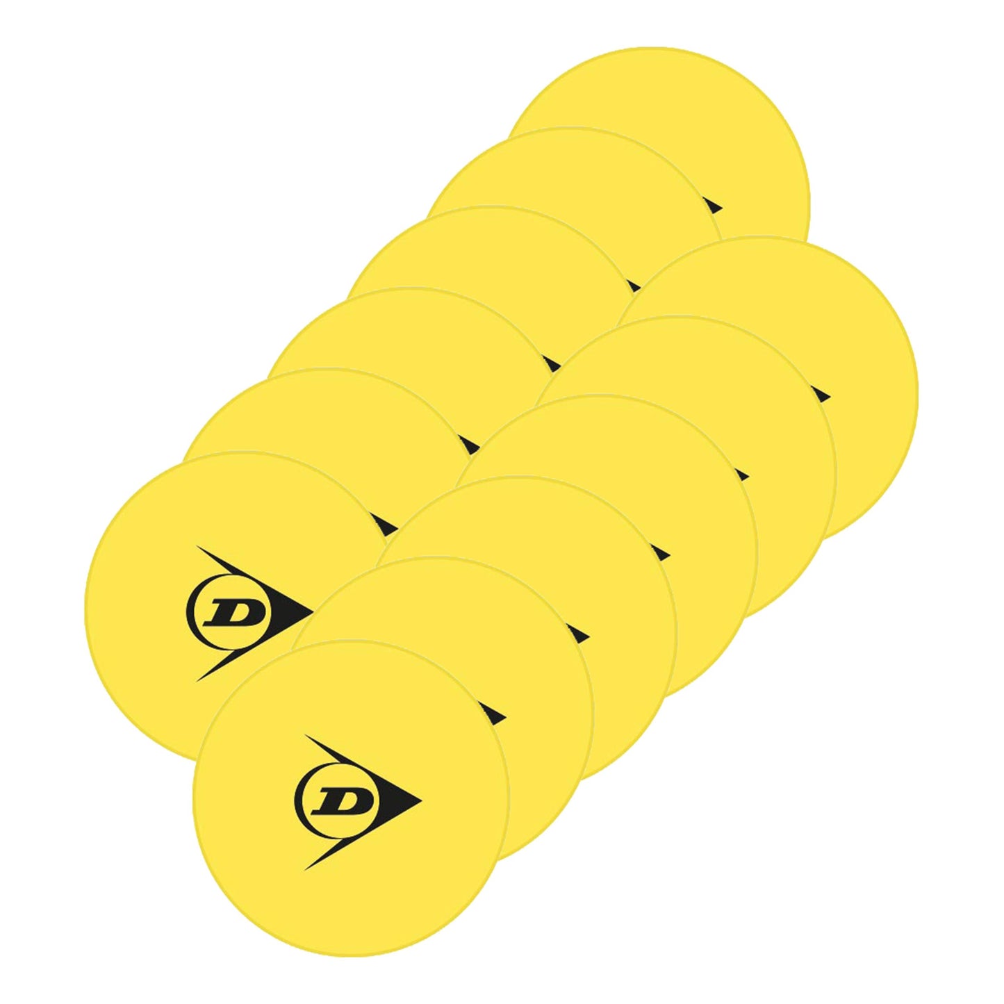 Dunlop Target Doelmarkering Verpakking 12 Stuks-Geel