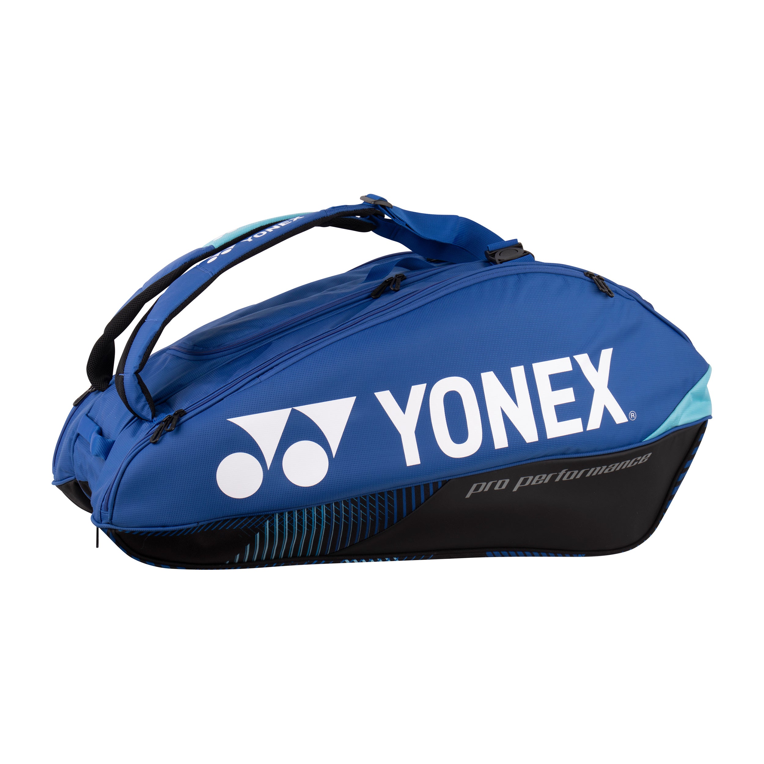 Yonex Pro Racquet Bag Rackettas 9 Stuks-Blauw,Zwart