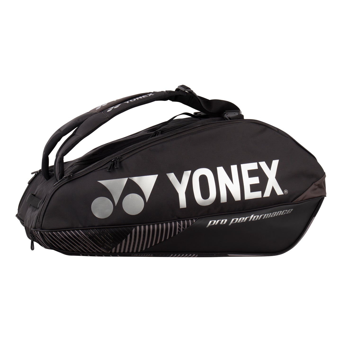 Yonex Pro Racquet Bag Rackettas 9 stuks - zwart