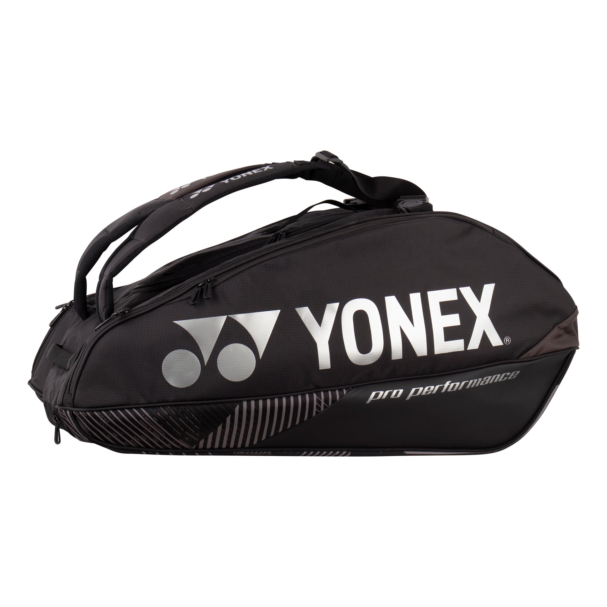 Yonex Pro Racquet Bag Rackettas 9 stuks - zwart