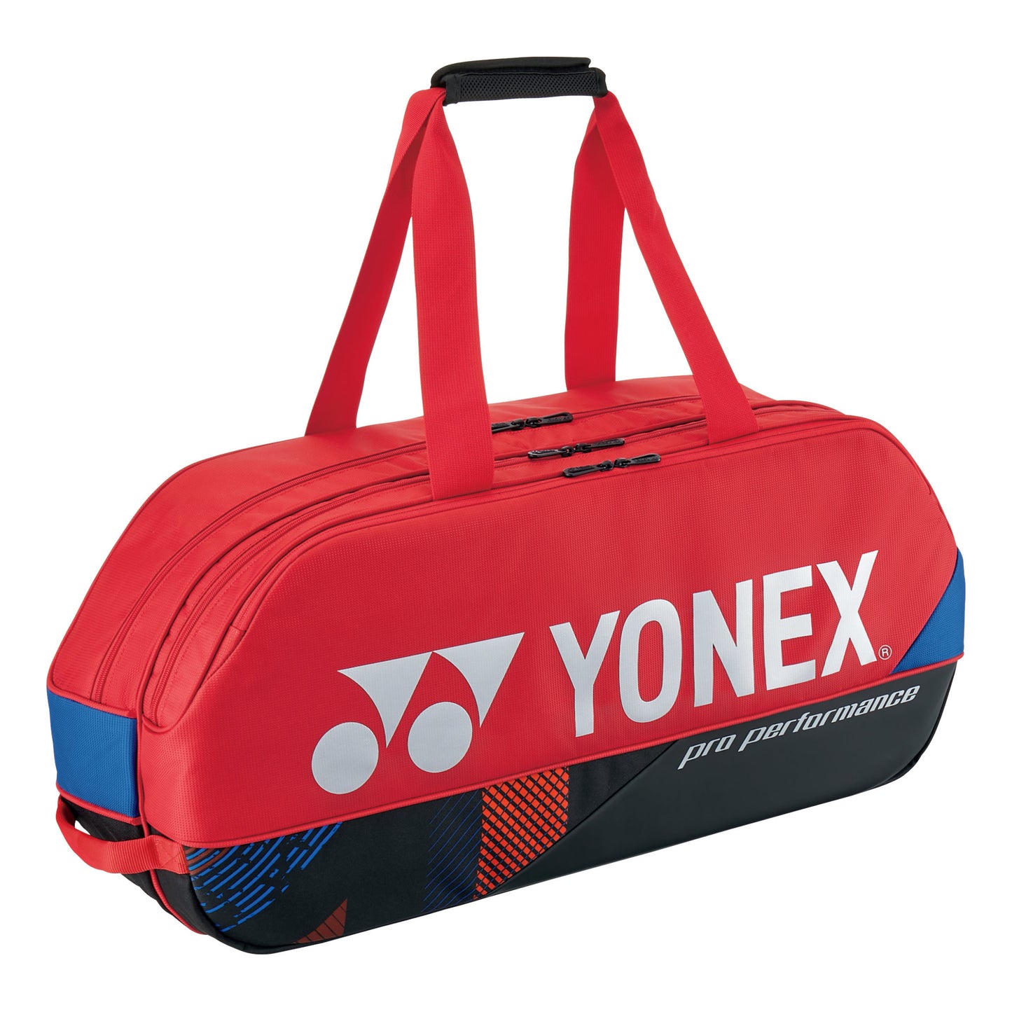 Yonex Pro Tournament Bag Rackettas 3 Stuks-Rood,Blauw