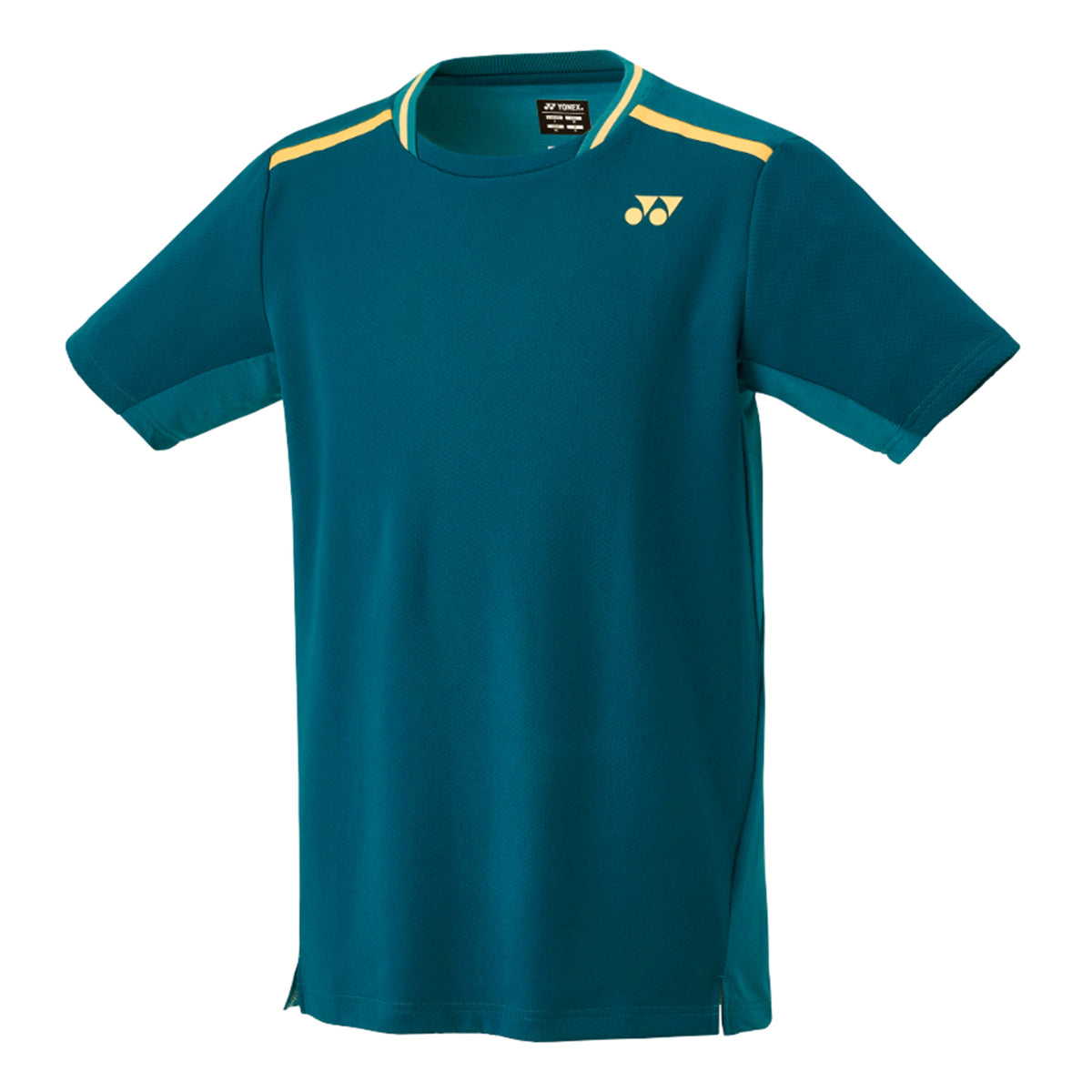 Yonex Crew Neck T-shirt Heren - petrolblauw, turkoois