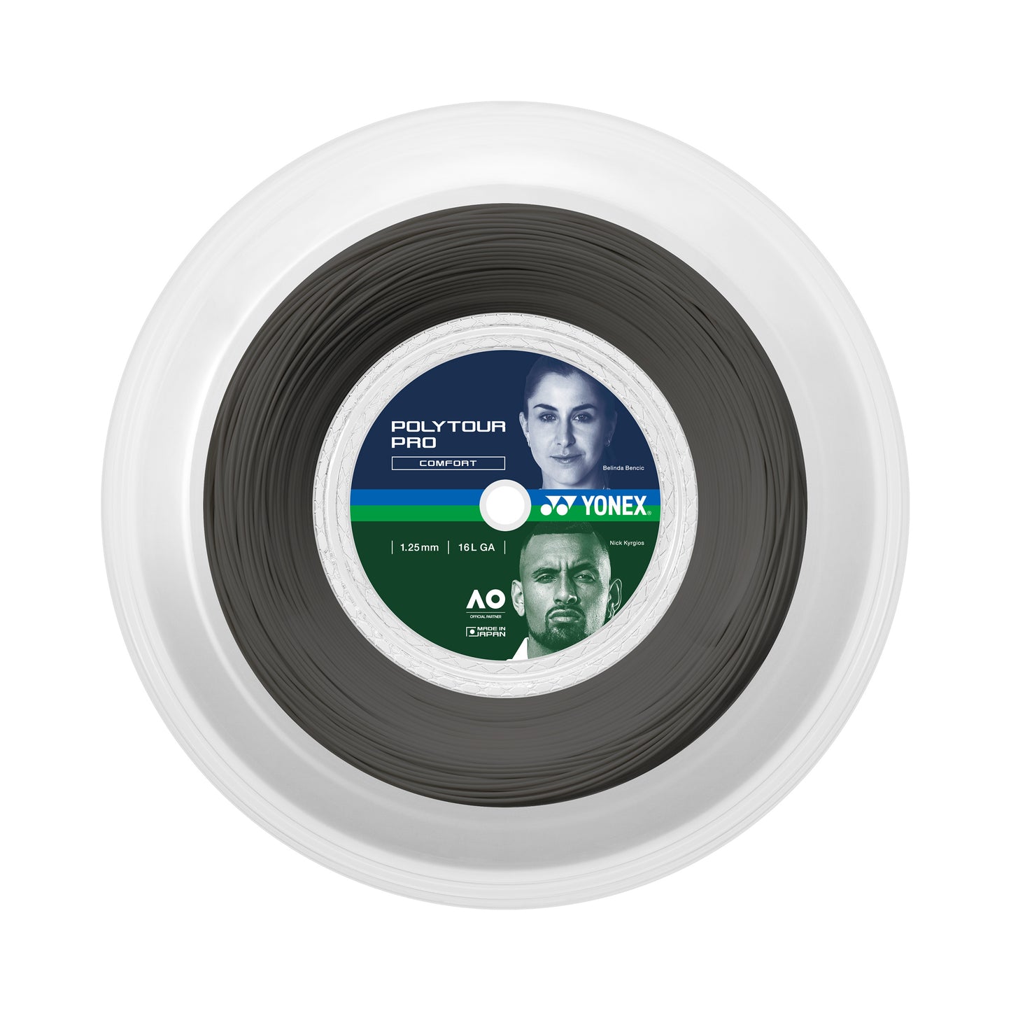 Yonex Poly Tour Pro Rol snaren 200m - zwart