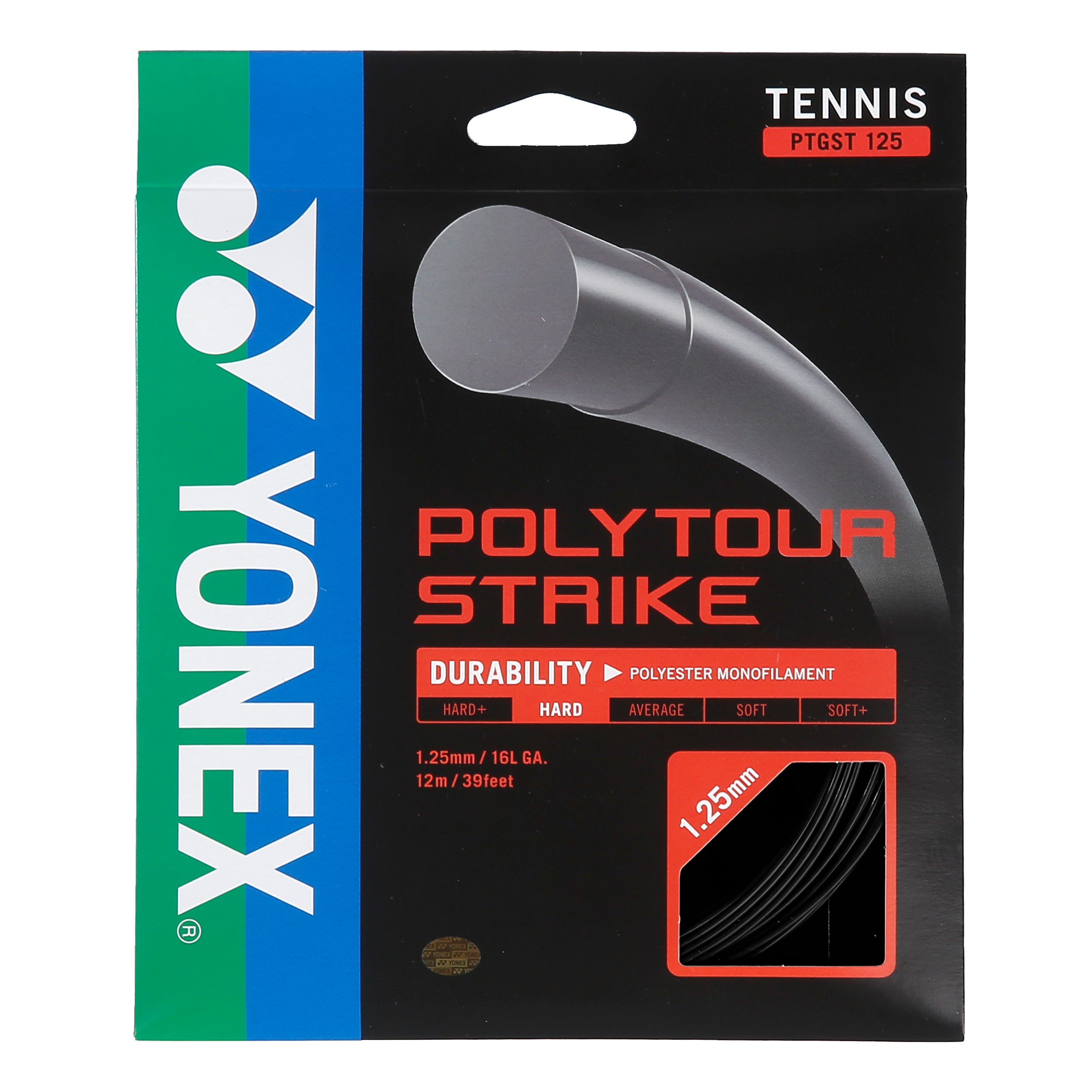Yonex Poly Tour Strike Set snaren 12m - zwart