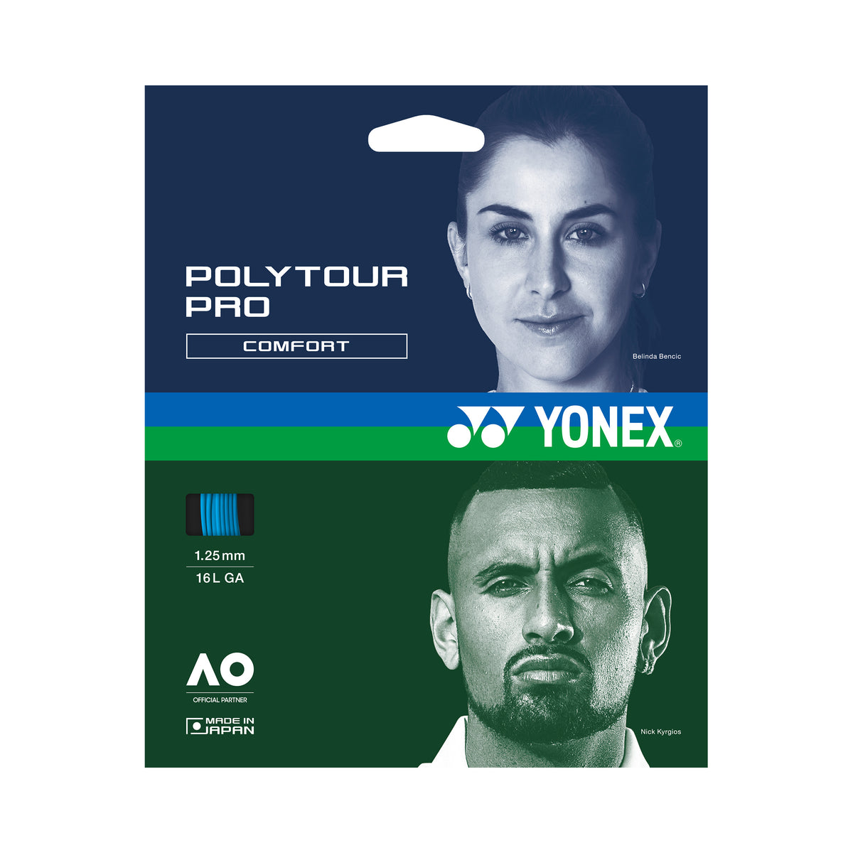 Yonex Poly Tour Pro Set snaren 12m - blauw