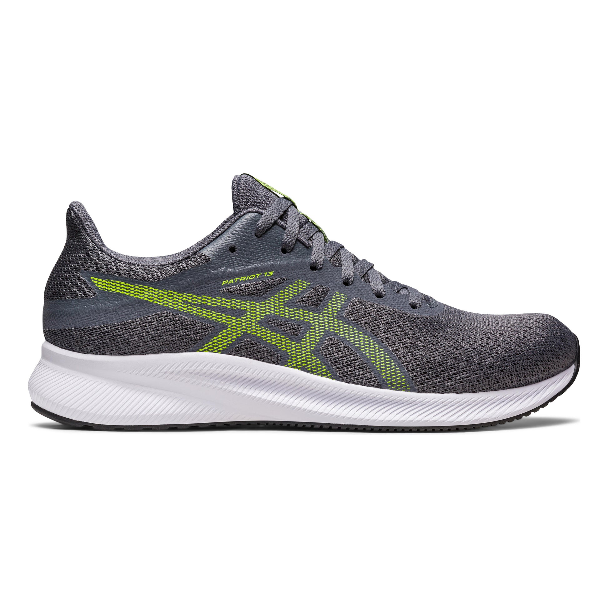 ASICS Patriot 13 Neutrale schoen Heren - grijs, geel