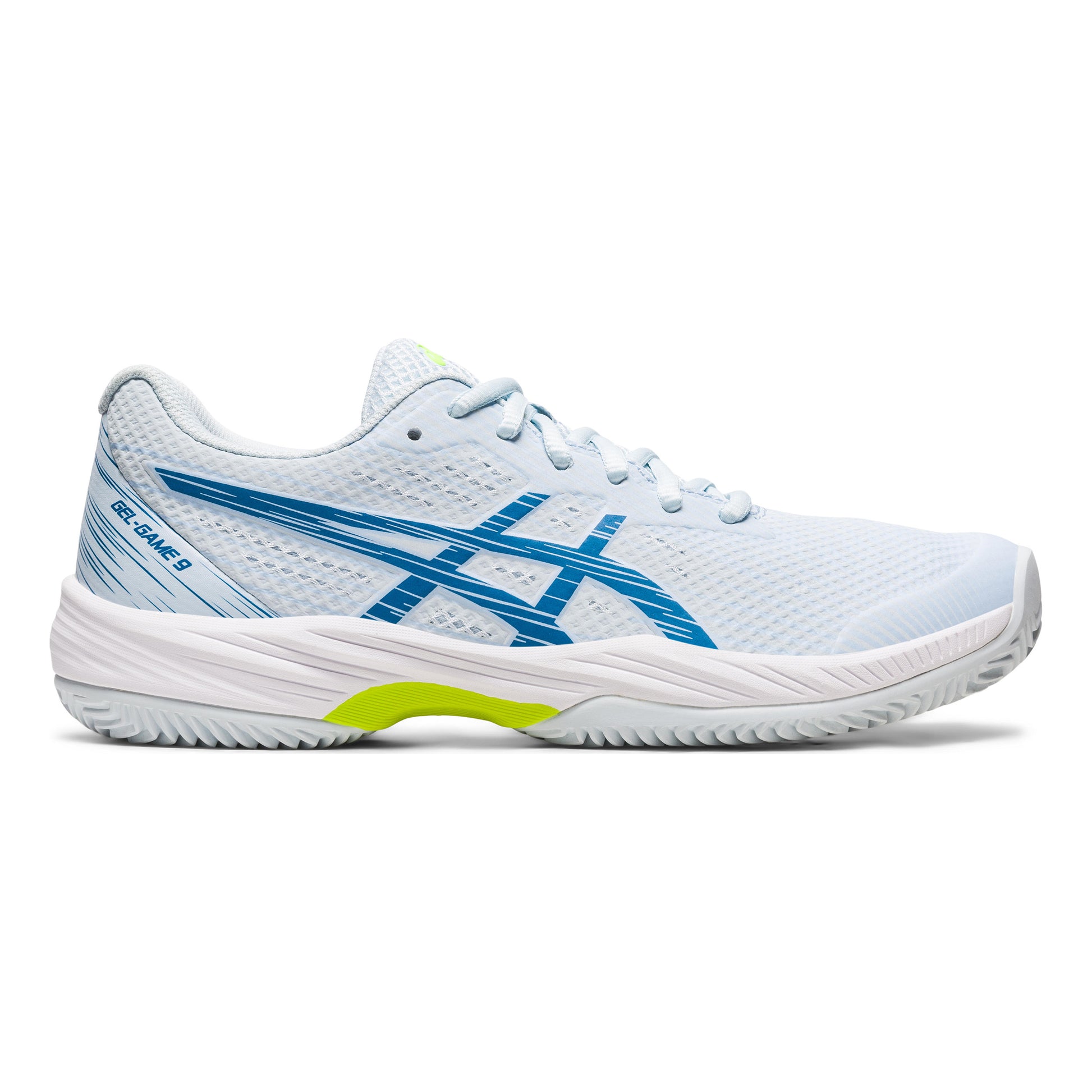 ASICS Gel-Game 9 Gravelschoen Dames - lichtblauw, blauw