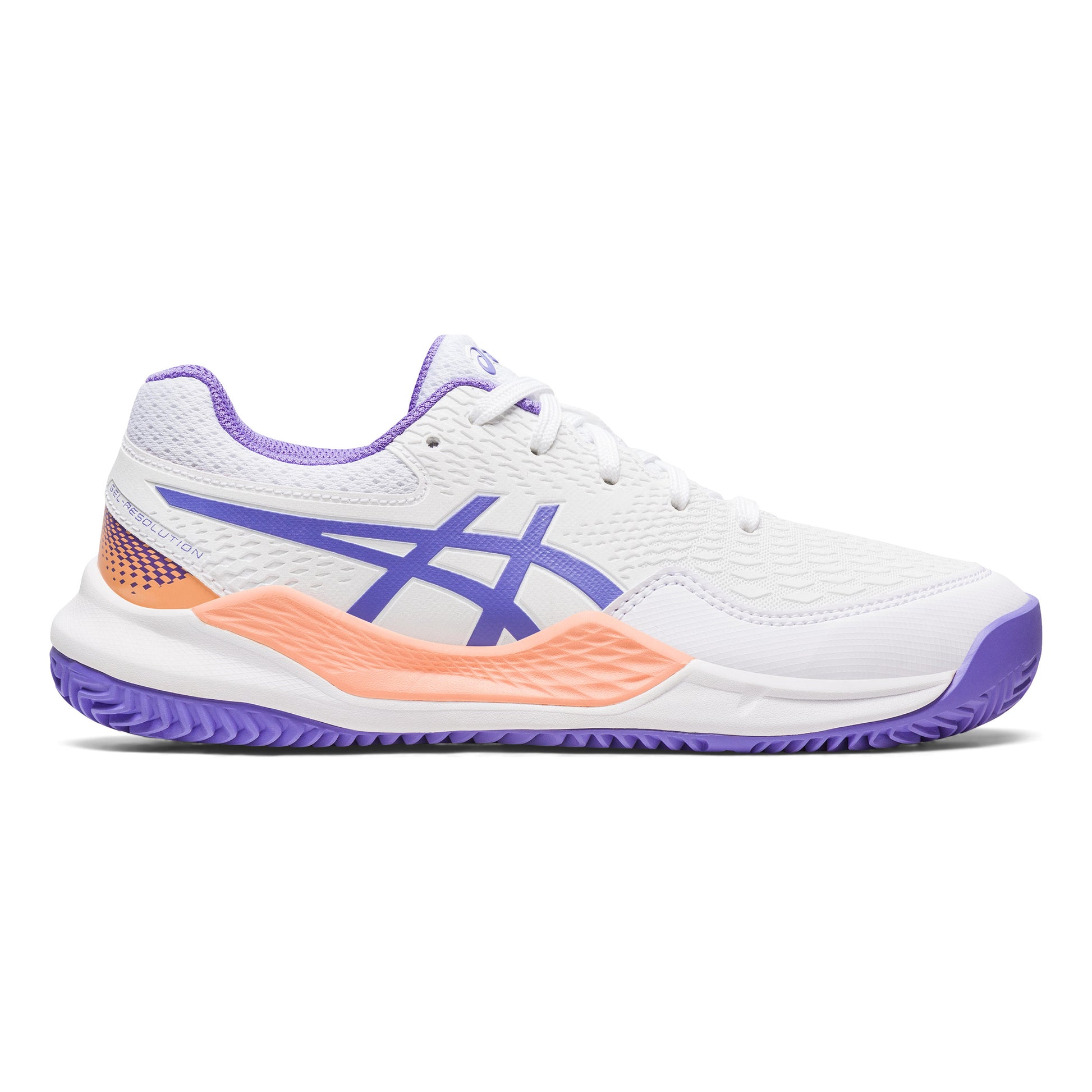 ASICS Gel-Resolution 9 GS Gravelschoen Kinderen - wit, lila