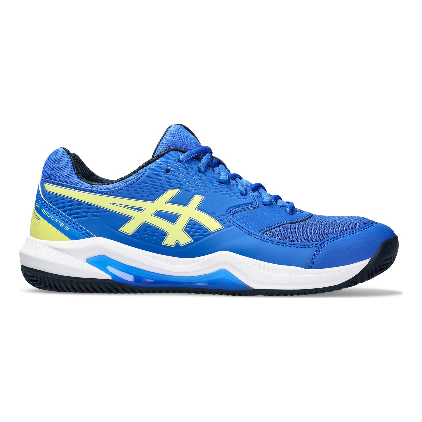 ASICS Gel-Dedicate 8 Padel schoen Heren - lichtblauw, geel