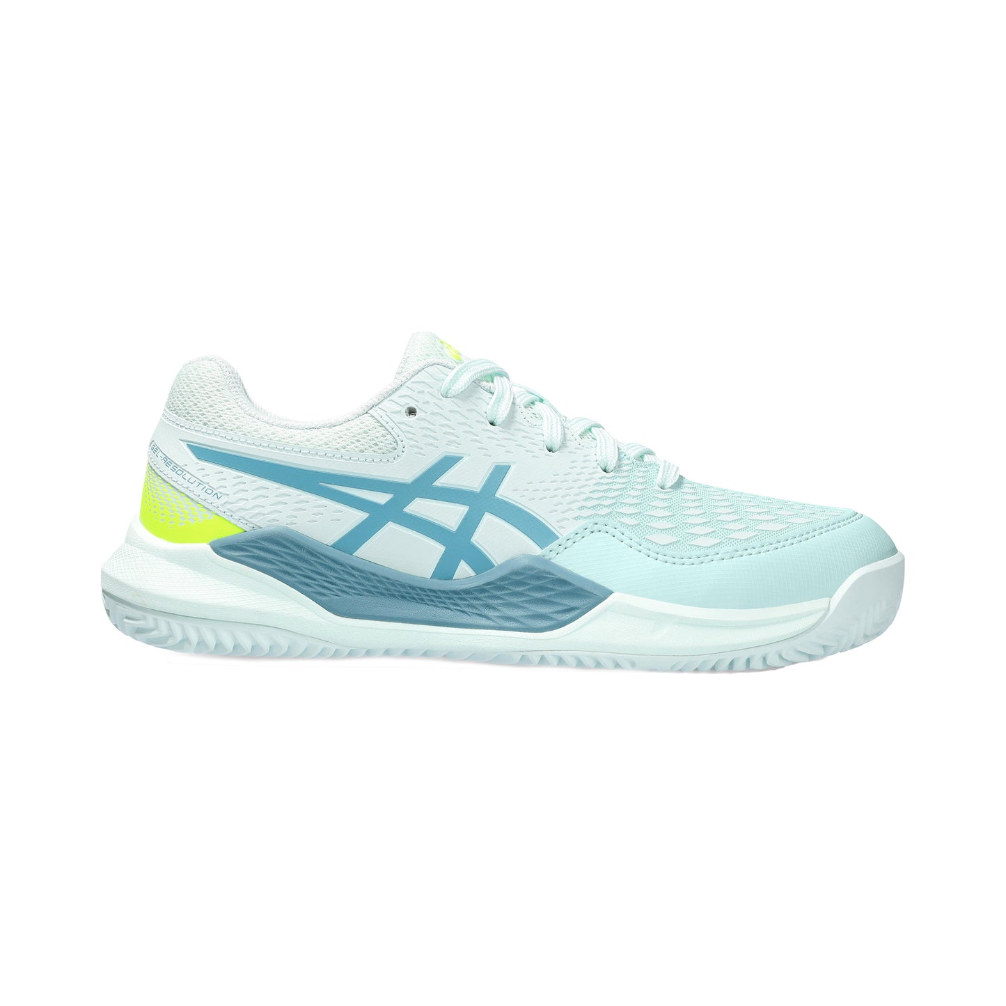 ASICS Gel-Resolution 9 GS Gravelschoen Kinderen - wit, turkoois