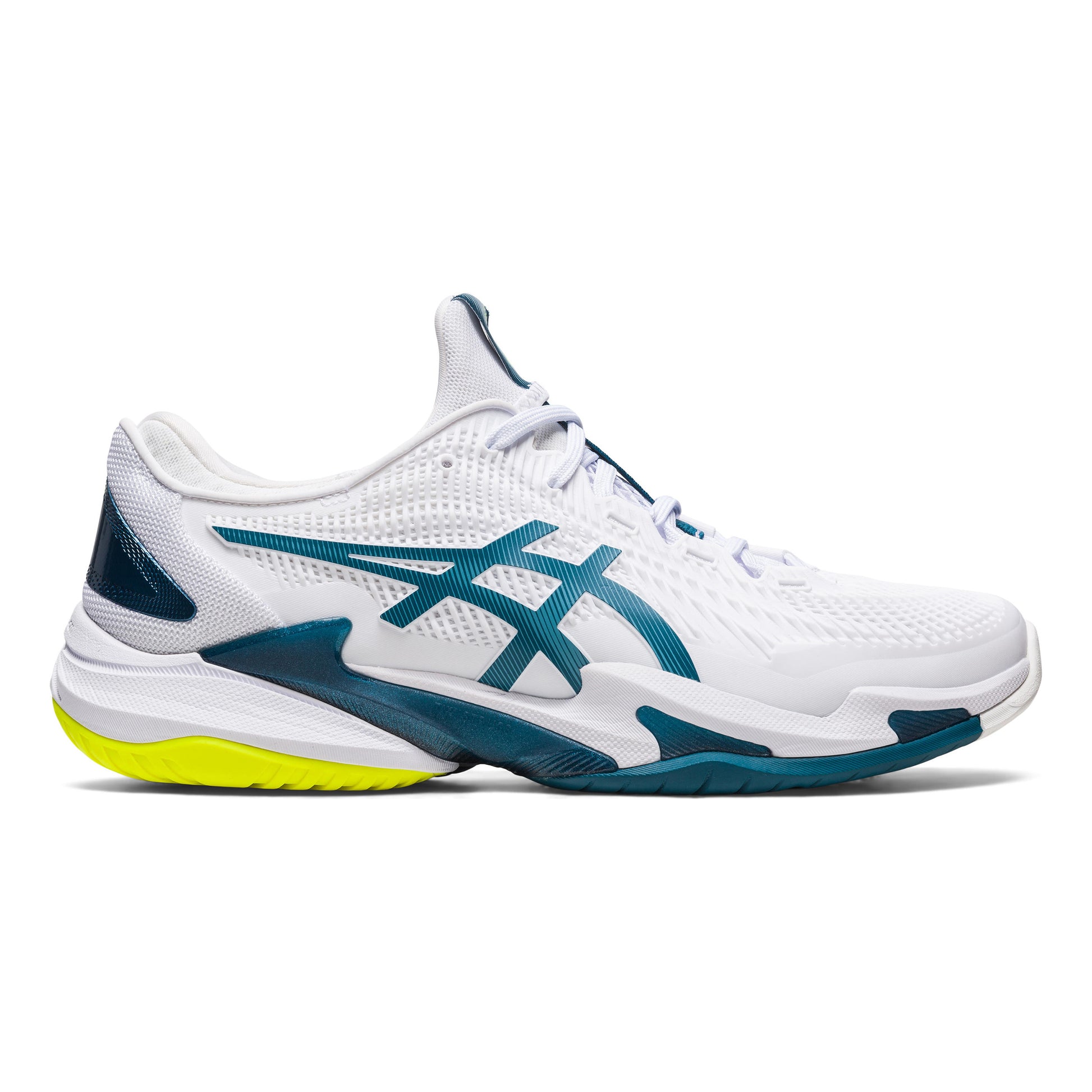ASICS Court FF 3 Allcourt schoen Heren - wit, petrolblauw