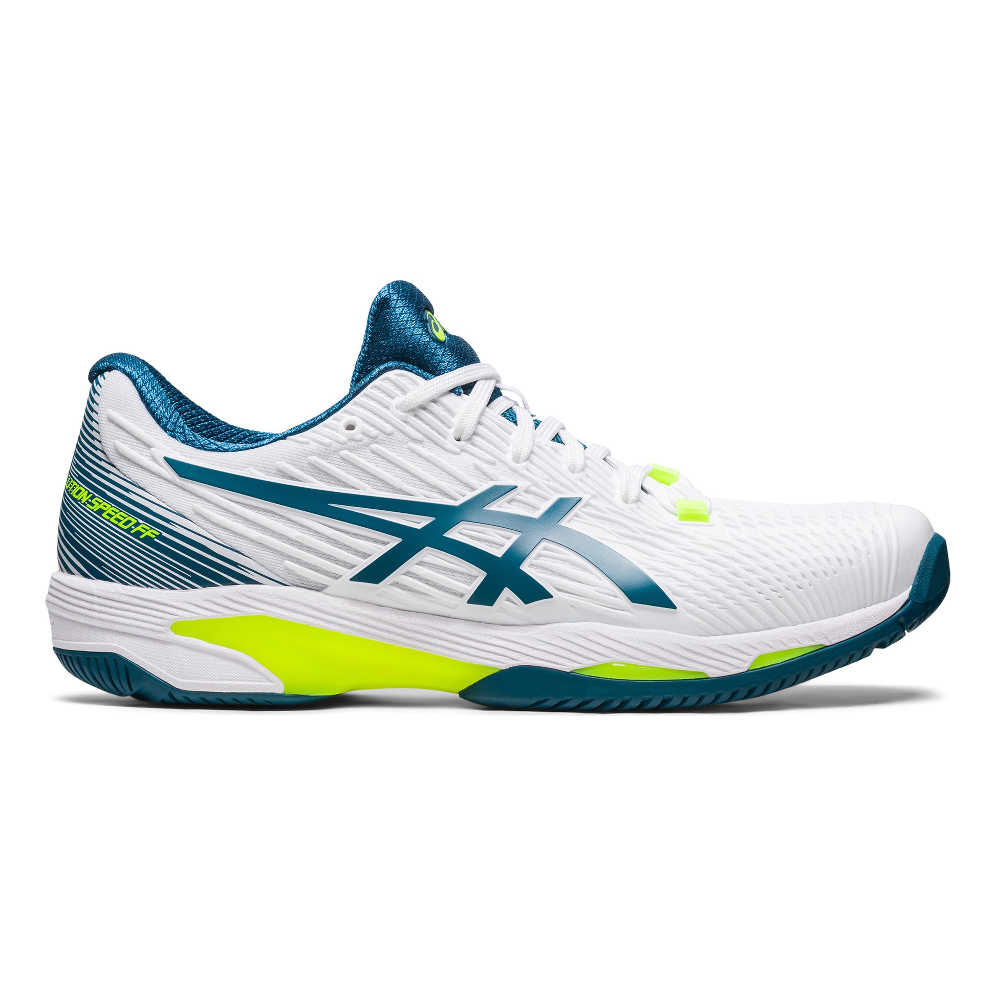 ASICS Solution Speed FF 2 Allcourt schoen Heren - wit, petrolblauw