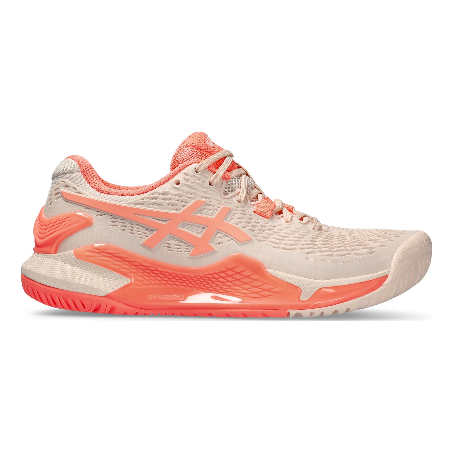 ASICS Gel-Resolution 9 Allcourt schoen Dames - abrikoos, koraal