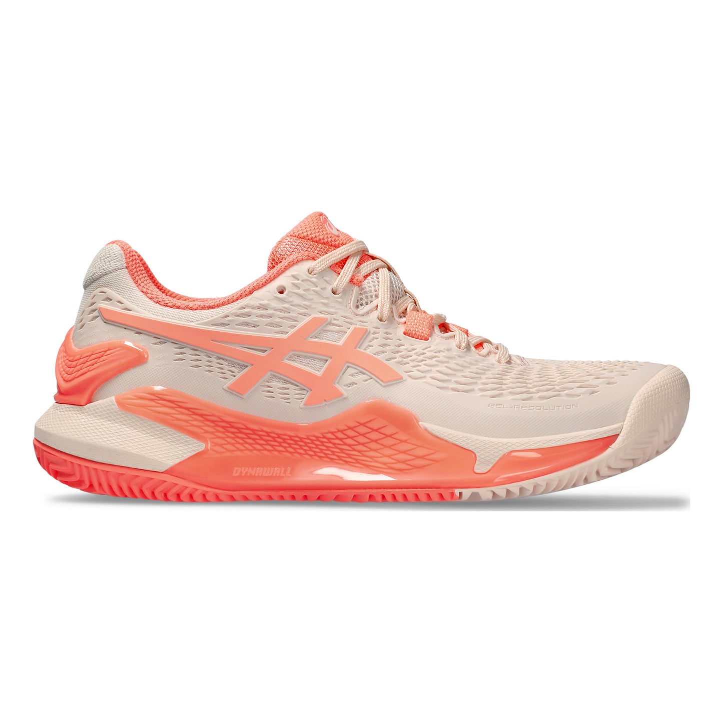 ASICS Gel-Resolution 9 Gravelschoen Dames - abrikoos, koraal