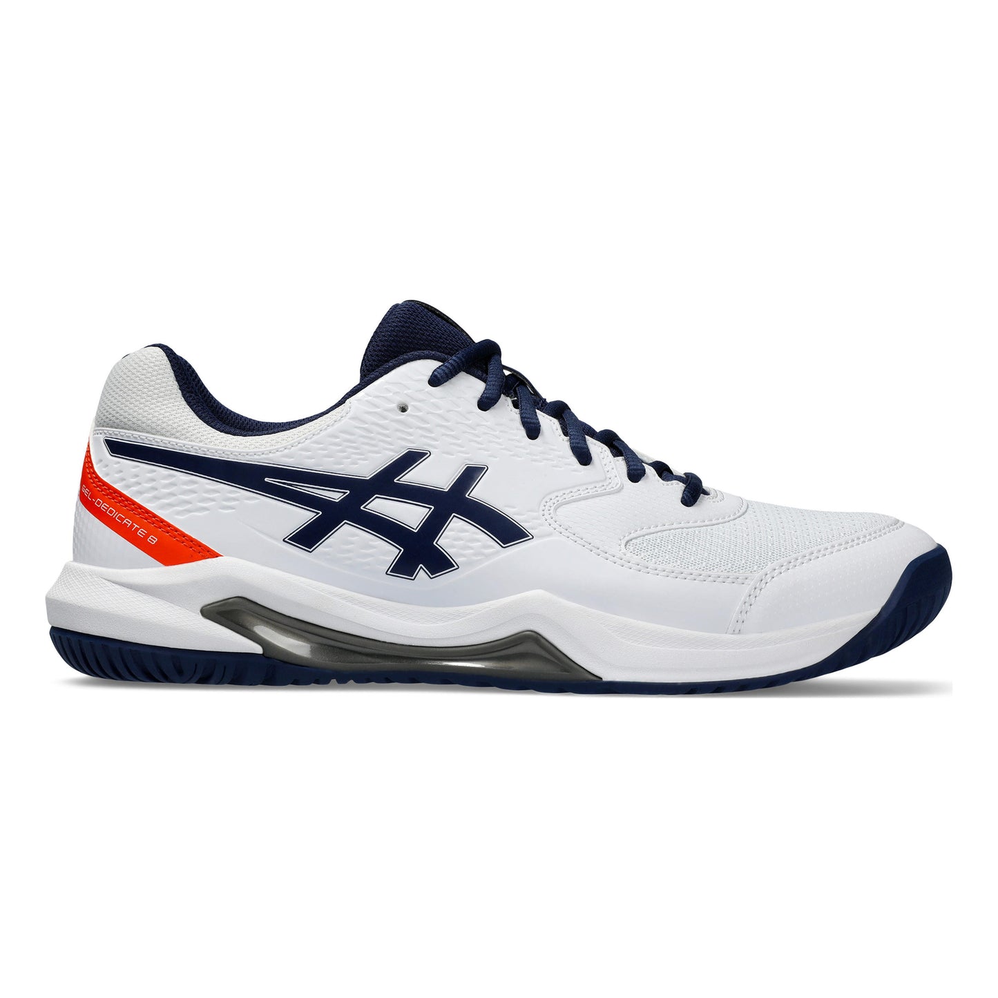 ASICS Gel-Dedicate 8 Allcourt schoen Heren - wit, donkerblauw