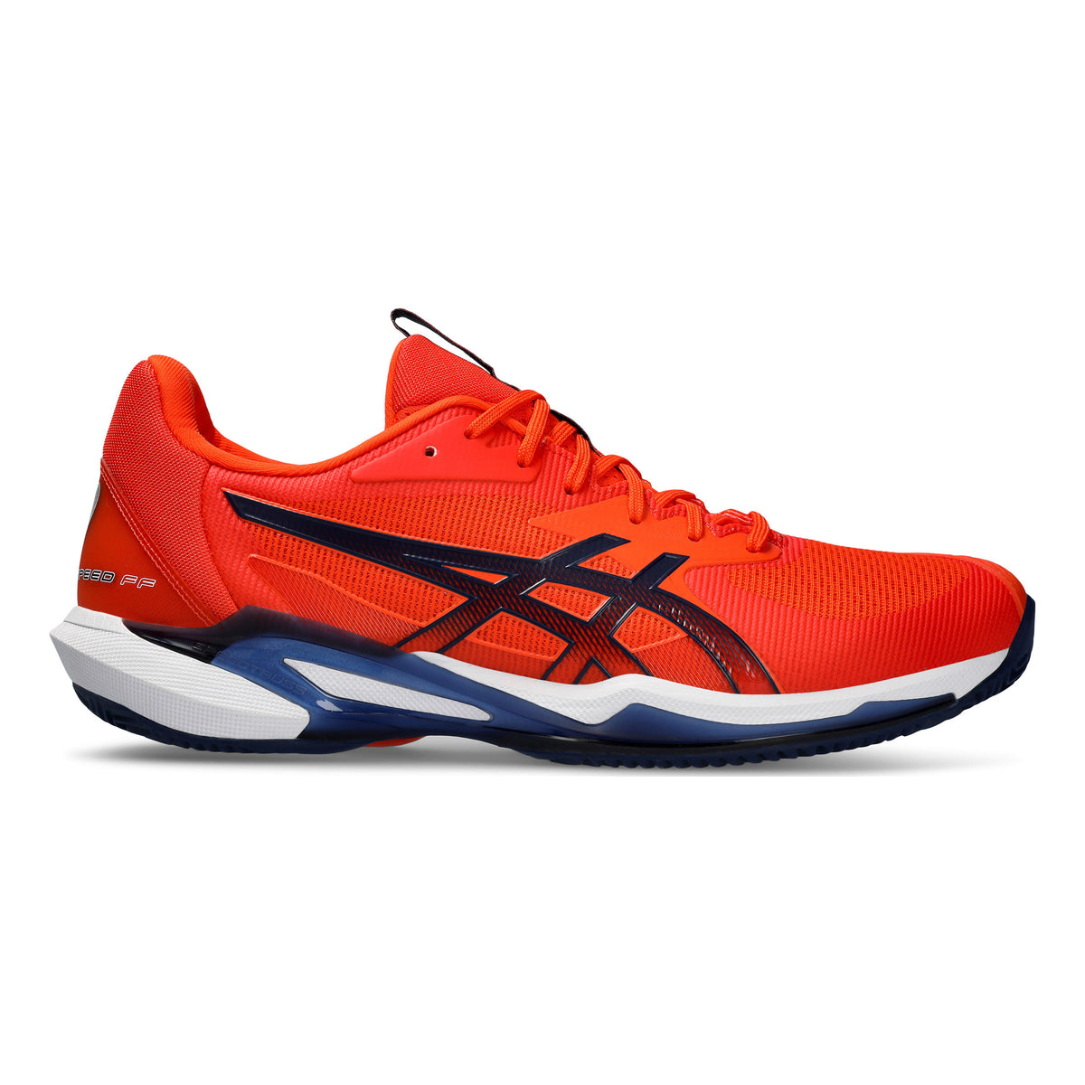 ASICS Solution Speed FF 3 Gravelschoen Heren - oranje, donkerblauw