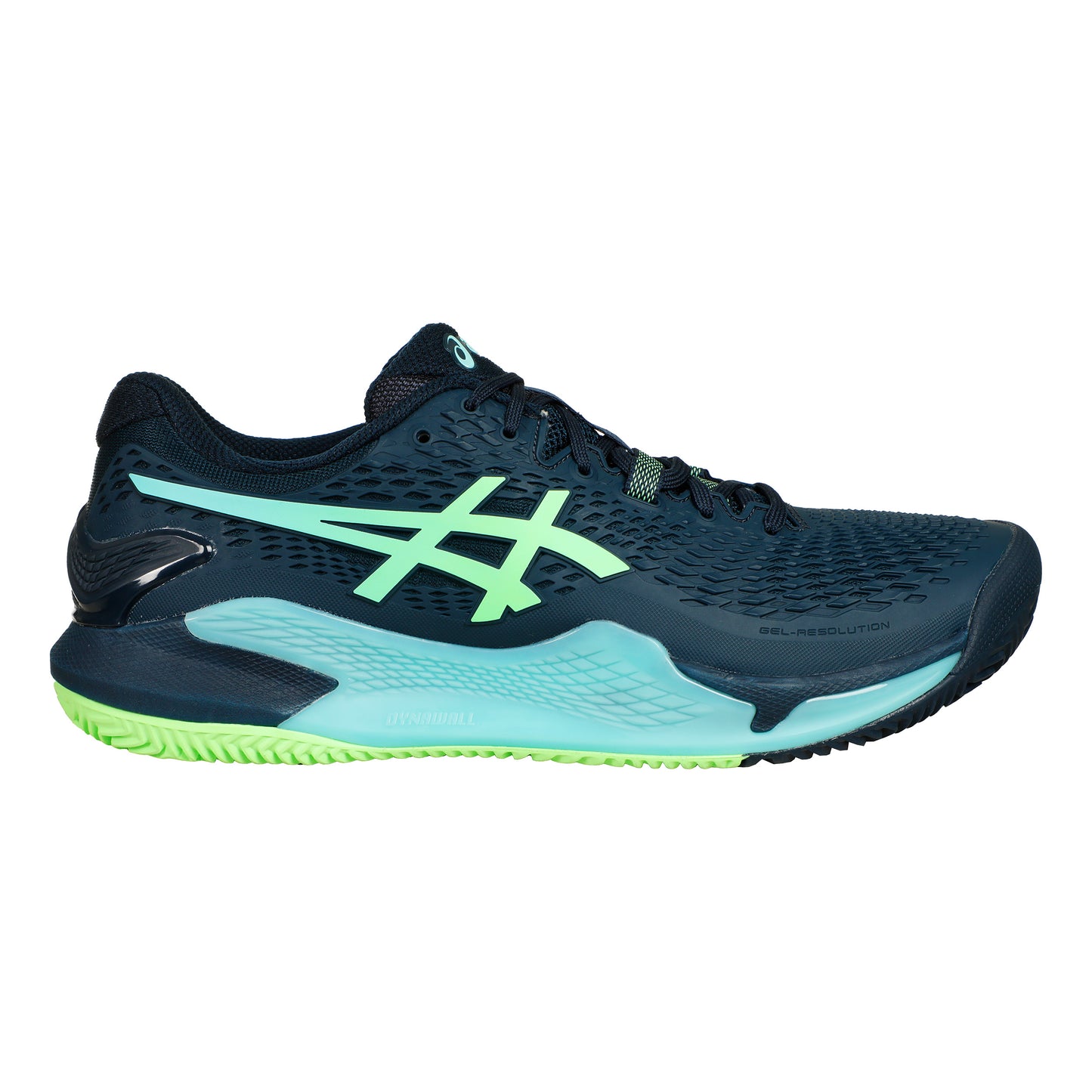 ASICS GEL-Resolution 9 Gravelschoen Heren - donkerblauw