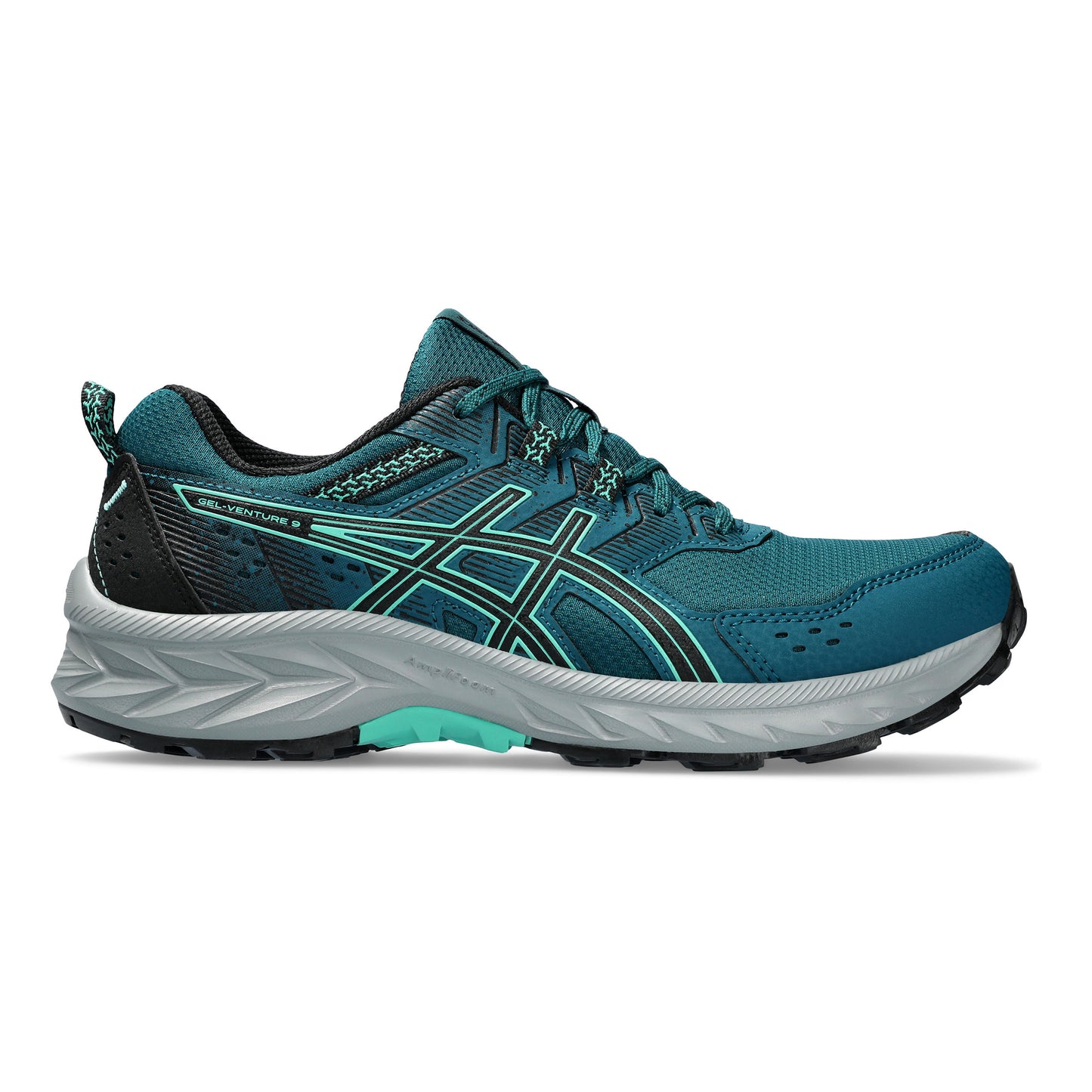 ASICS Gel-Venture 9 Trailschoen Dames - petrolblauw, zwart