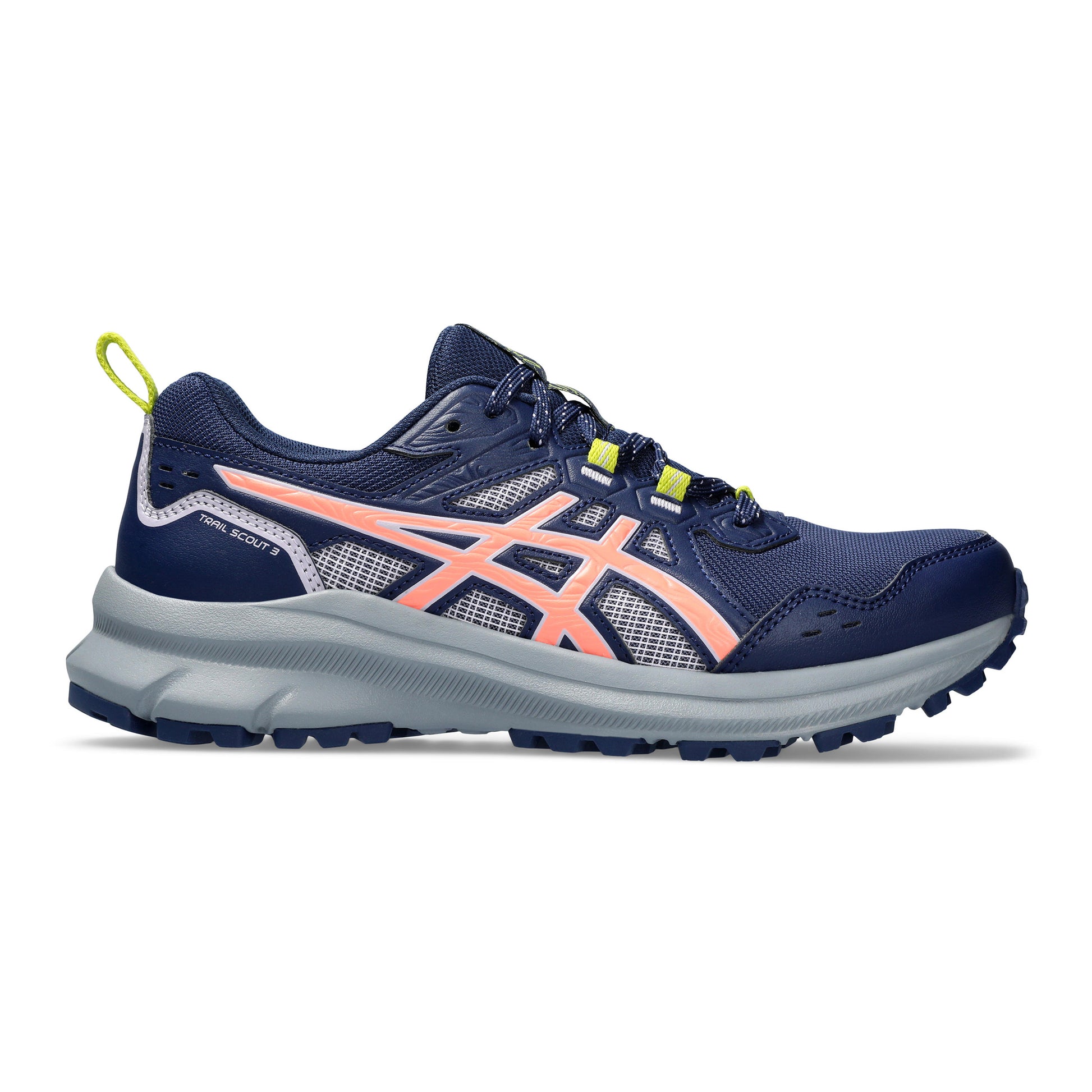 ASICS Trail Scout 3 Trailschoen Dames - donkerblauw, koraal