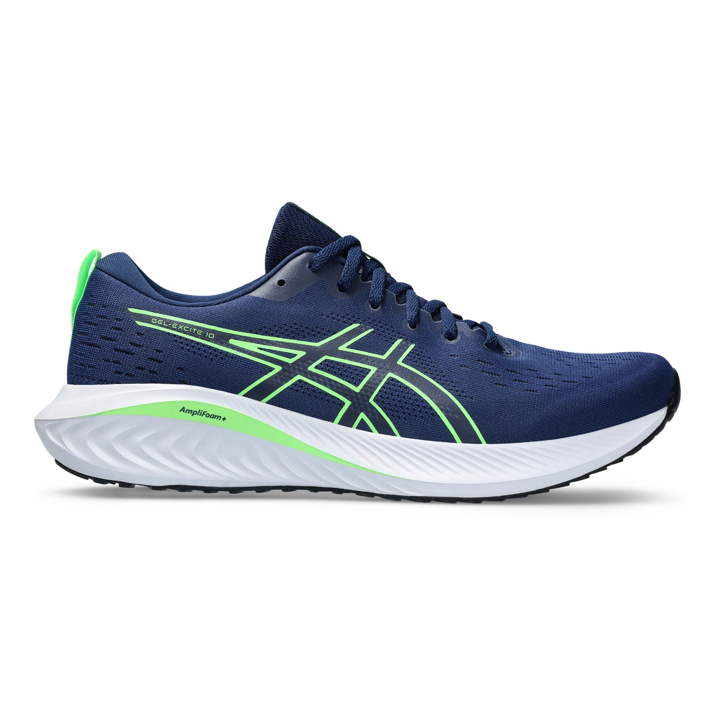 ASICS Gel-Excite 10 Neutrale schoen Heren - donkerblauw, neongroen