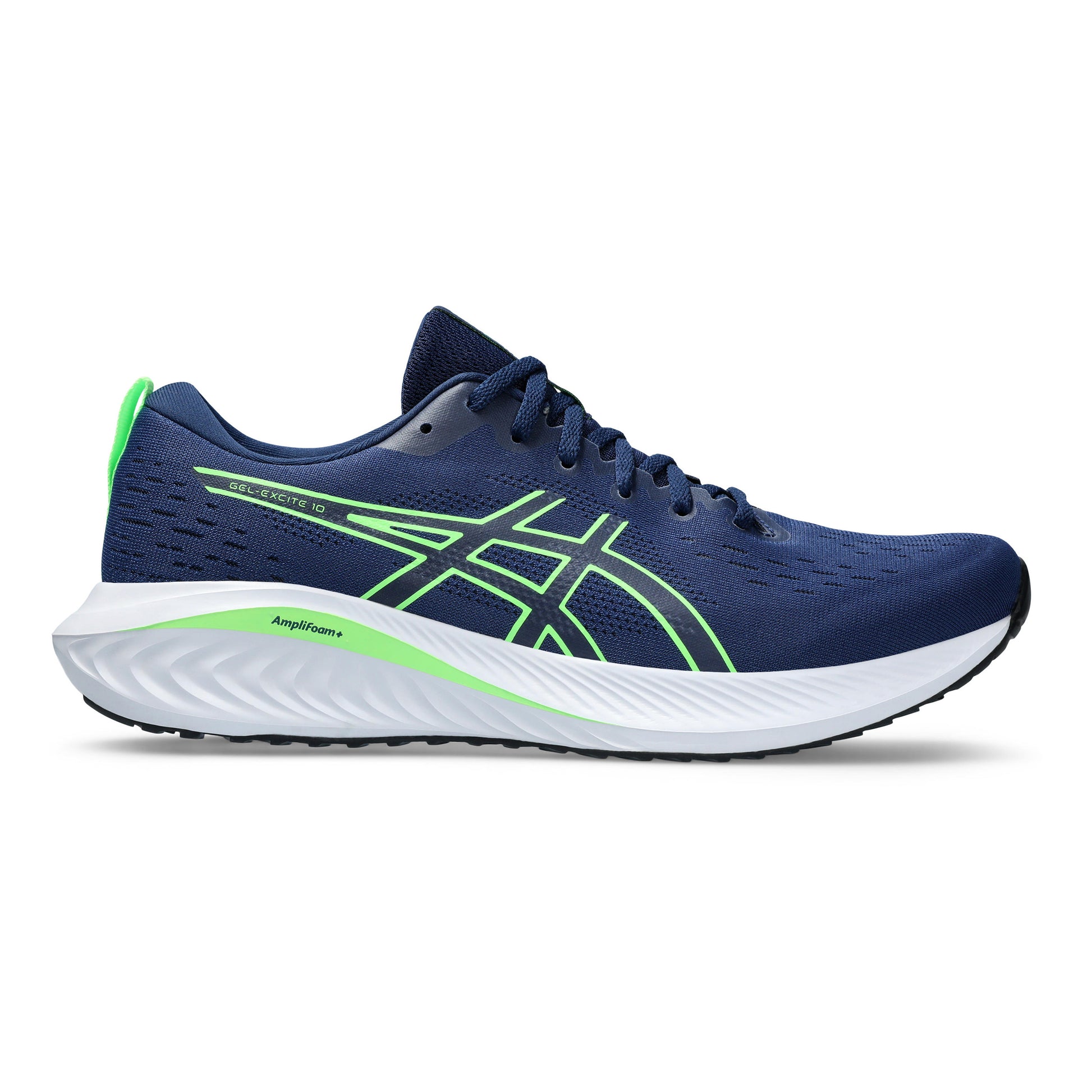 ASICS Gel-Excite 10 Neutrale schoen Heren - donkerblauw, neongroen