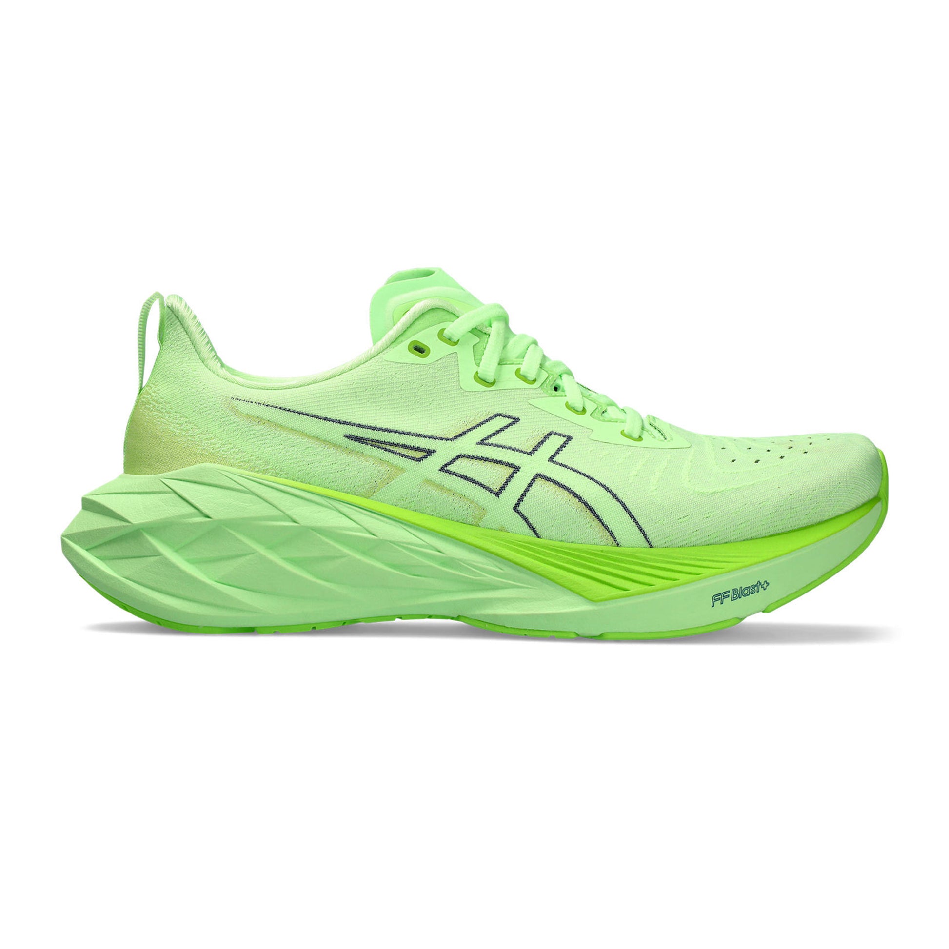 ASICS Novablast 4 Neutrale schoen Heren - neongroen,