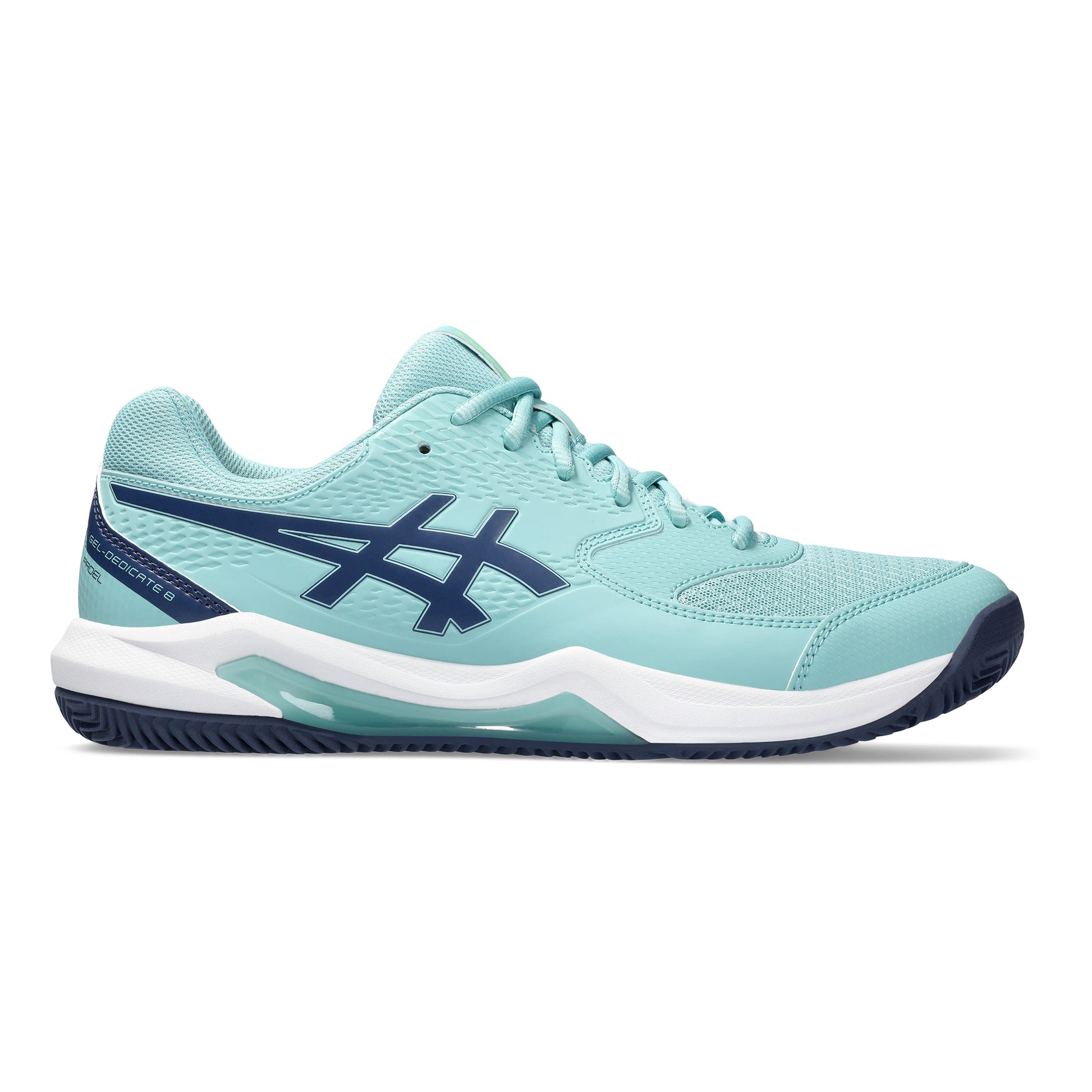 ASICS Gel-Dedicate 8 Padel schoen Heren - lichtblauw, donkerblauw