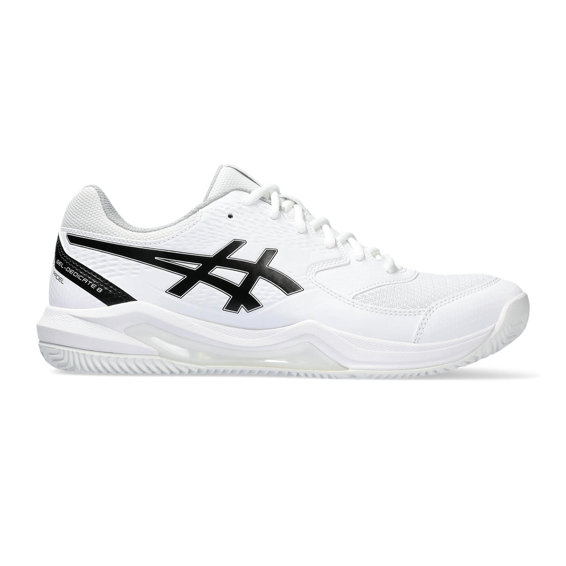 ASICS Gel-Dedicate 8 Padel Schoen Heren-Wit,Zwart
