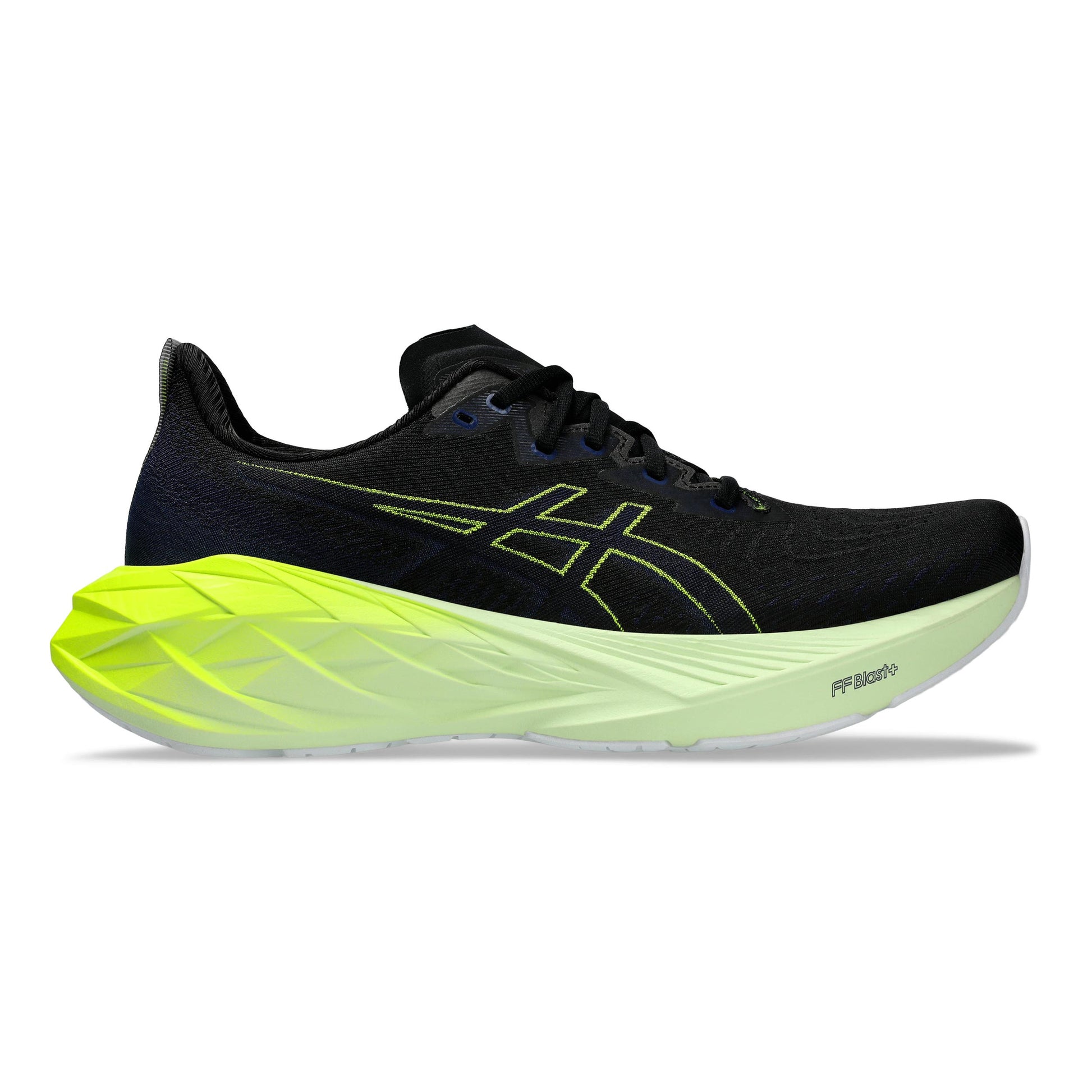 ASICS Novablast 4 Neutrale schoen Heren - zwart, geel