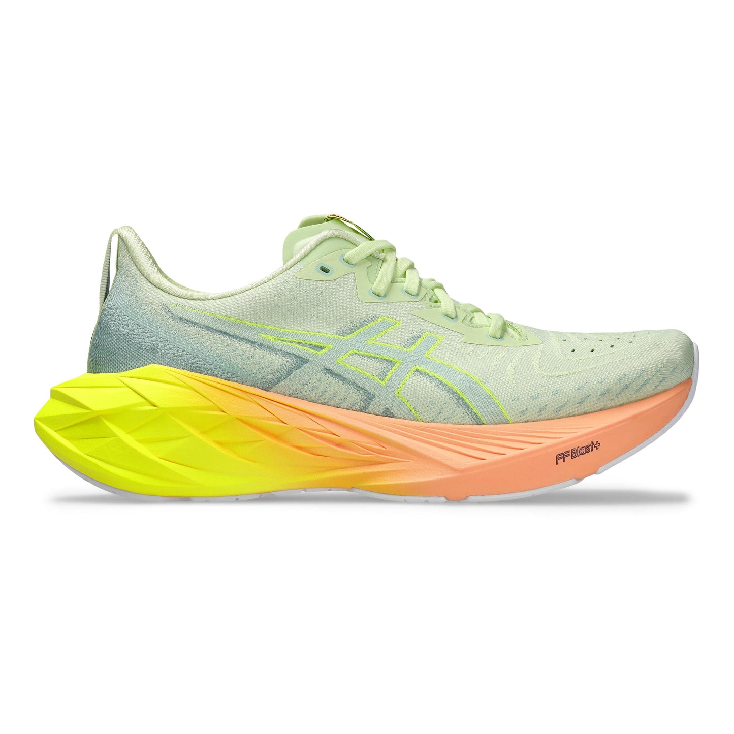 ASICS Novablast 4 Neutrale schoen Heren - limoen, geel