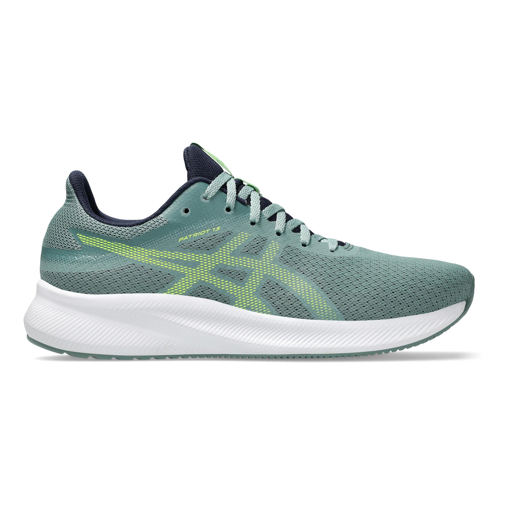 ASICS Patriot 13 Neutrale schoen Heren - grijs, groen