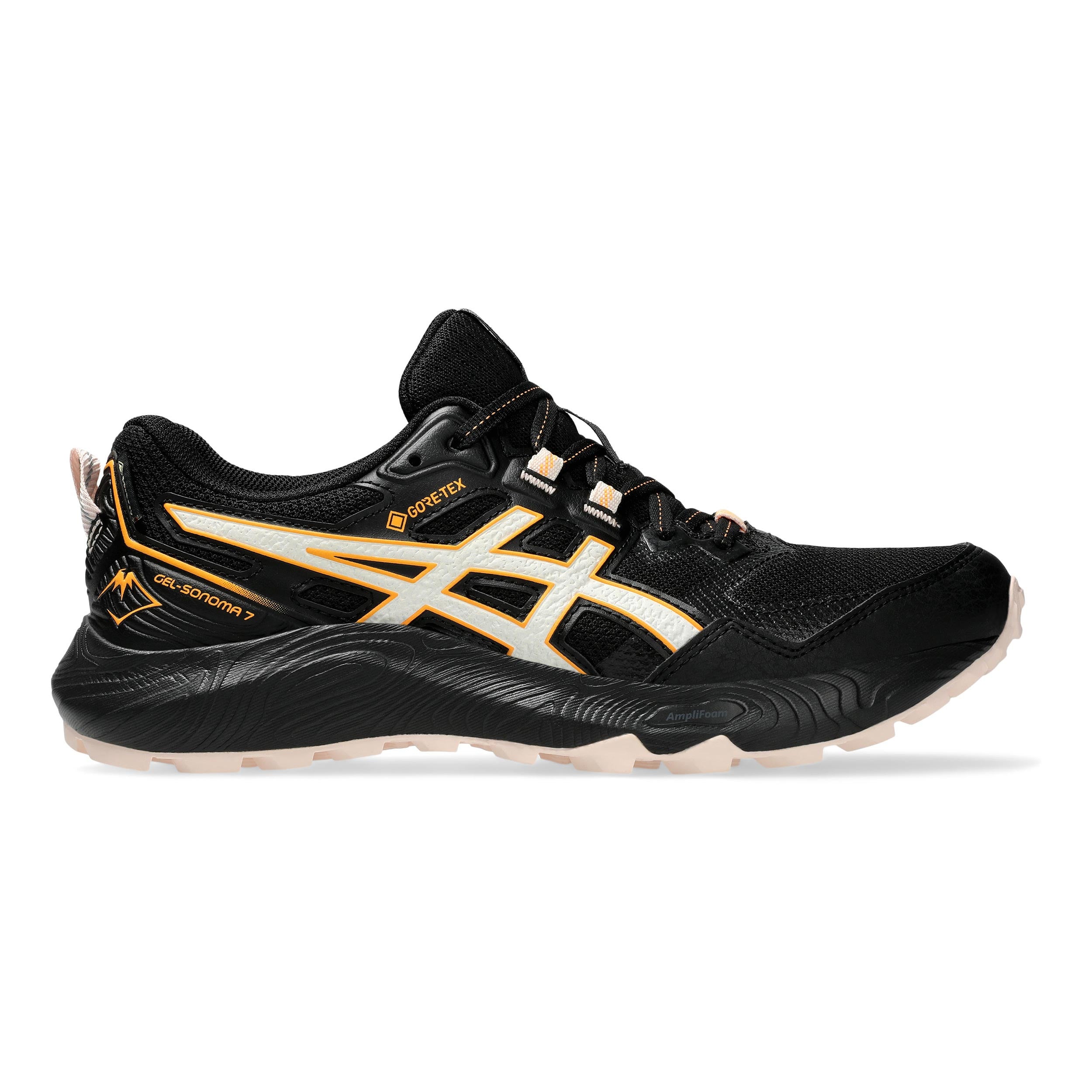 ASICS Gel-Sonoma 7 GTX Trailschoen Dames-Zwart,Beige