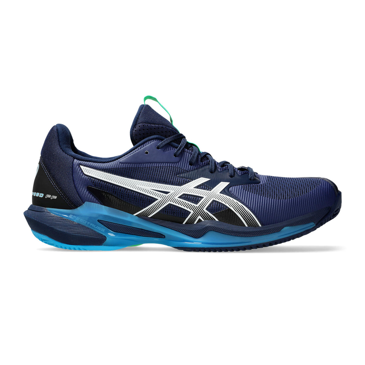 ASICS Solution Speed FF 3 Gravelschoen Heren - donkerblauw, turkoois